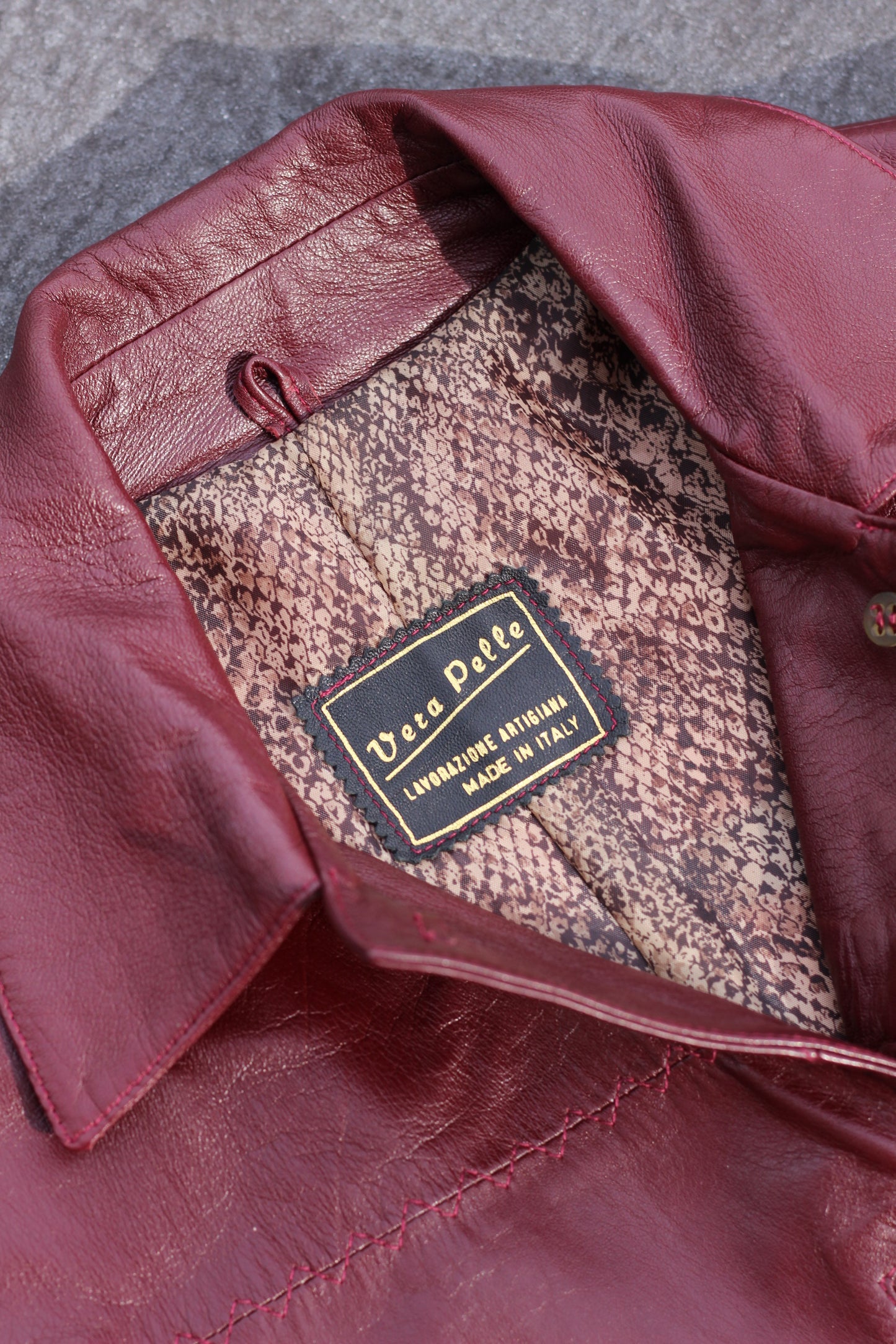 Ladies color leather jacket x14点