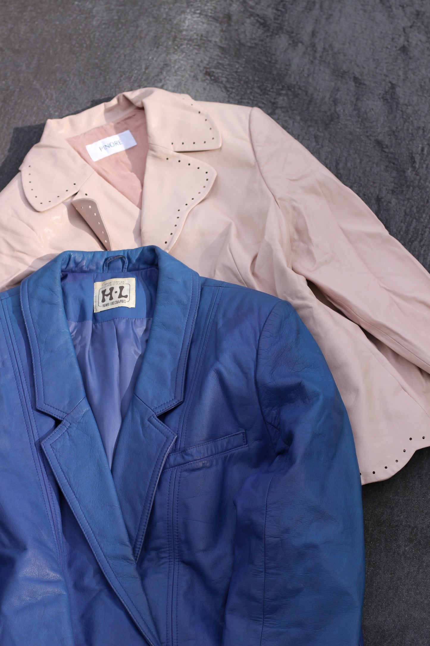 Ladies color leather jacket x14点