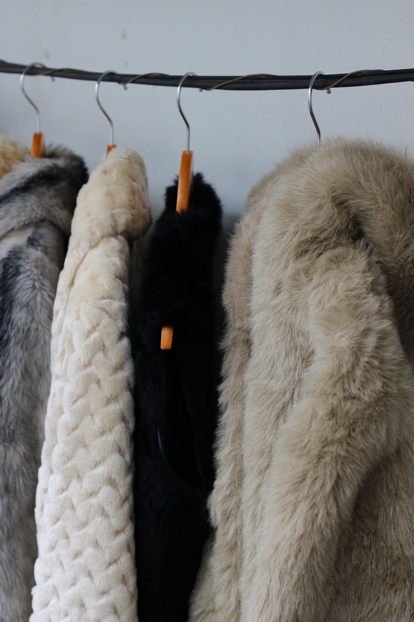 Ladies far jacket & coat x7点