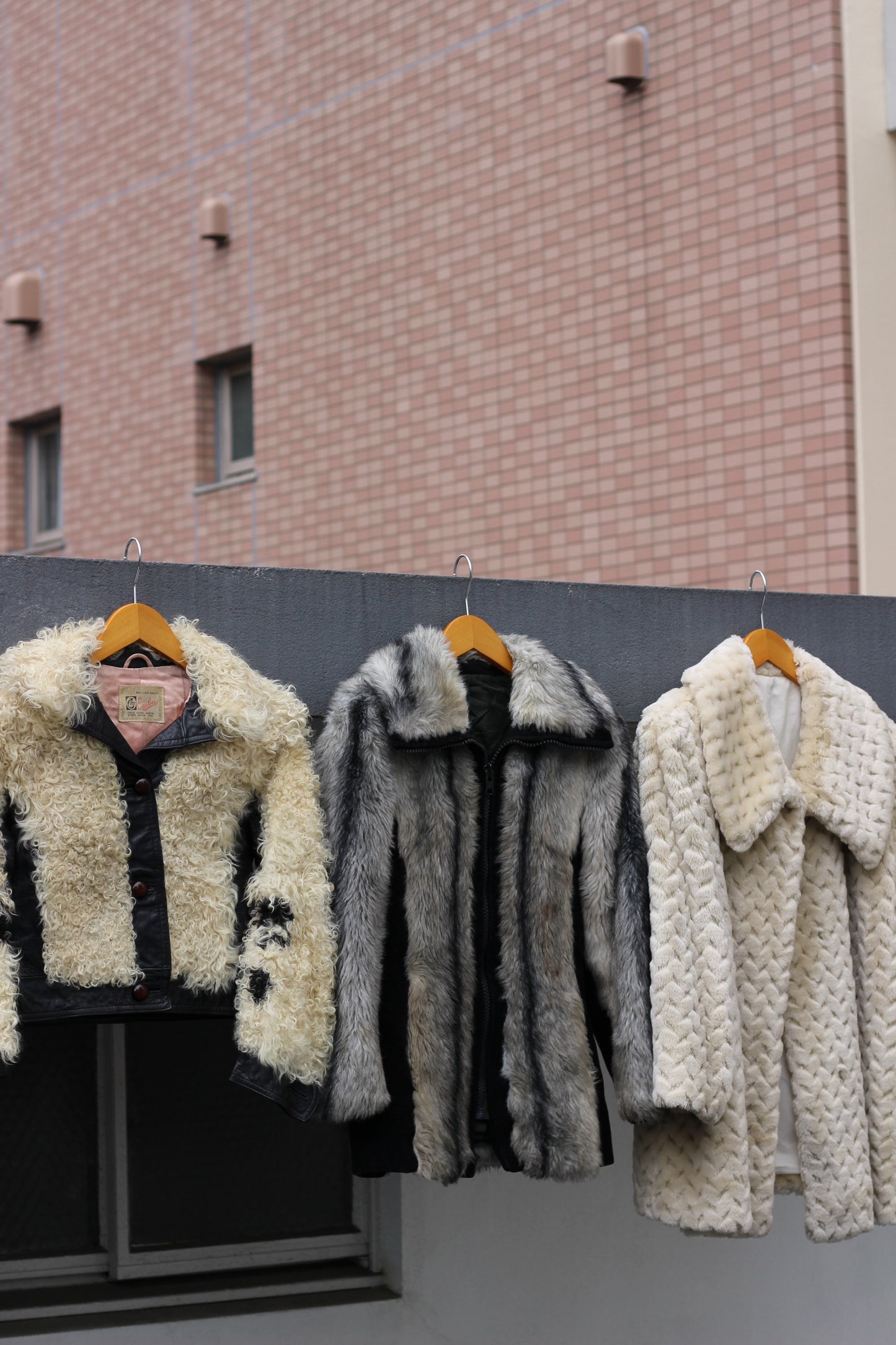 Ladies far jacket & coat x7点