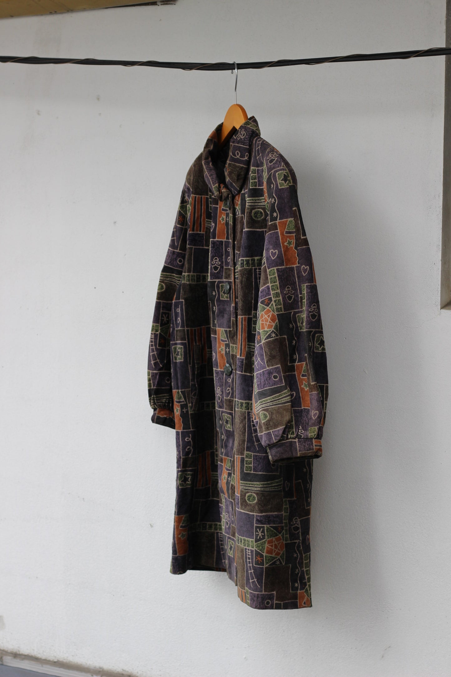 Vintage ladies leather coat x8点