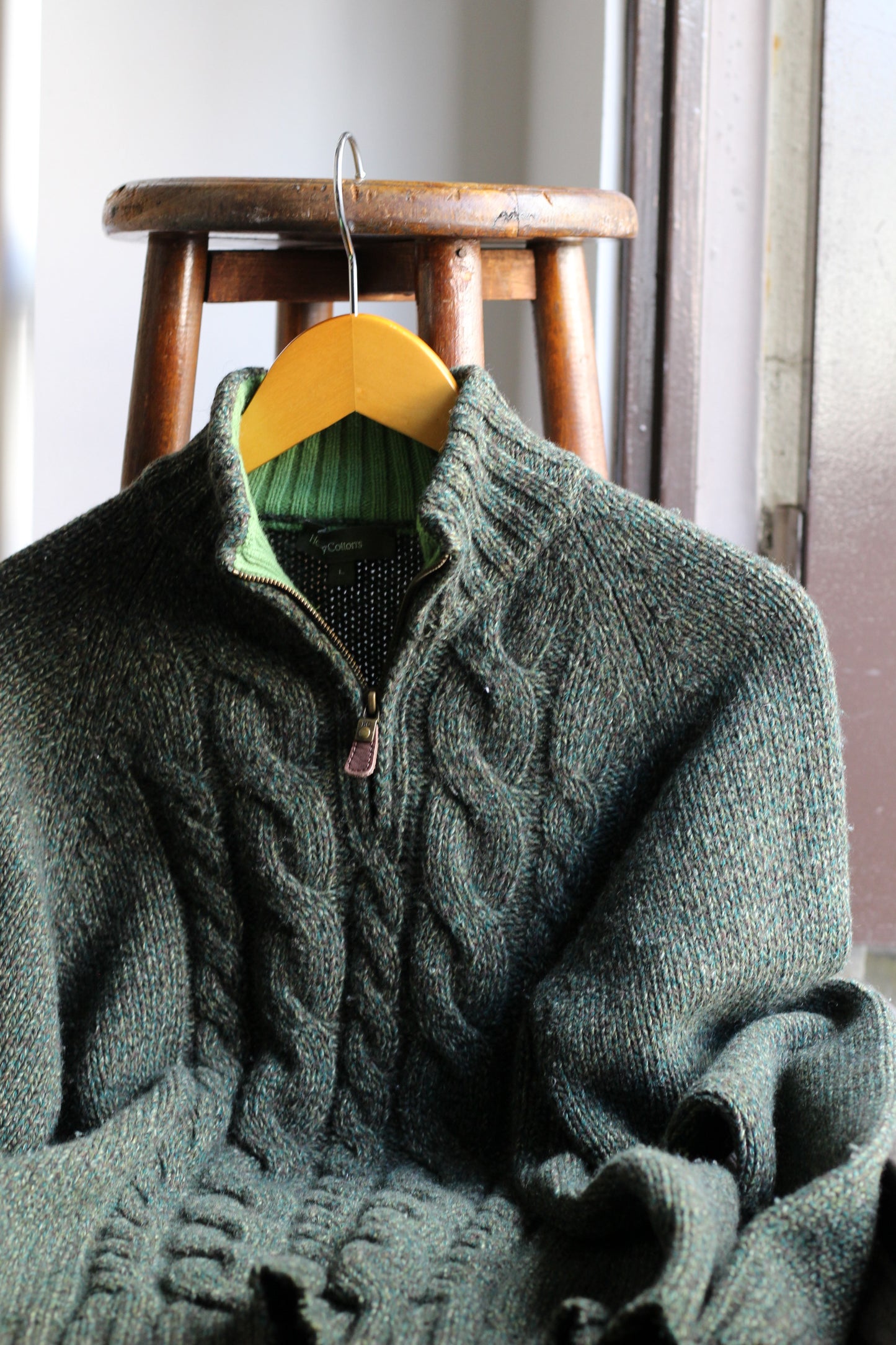 Men's Half-Zip Design Knit x3点