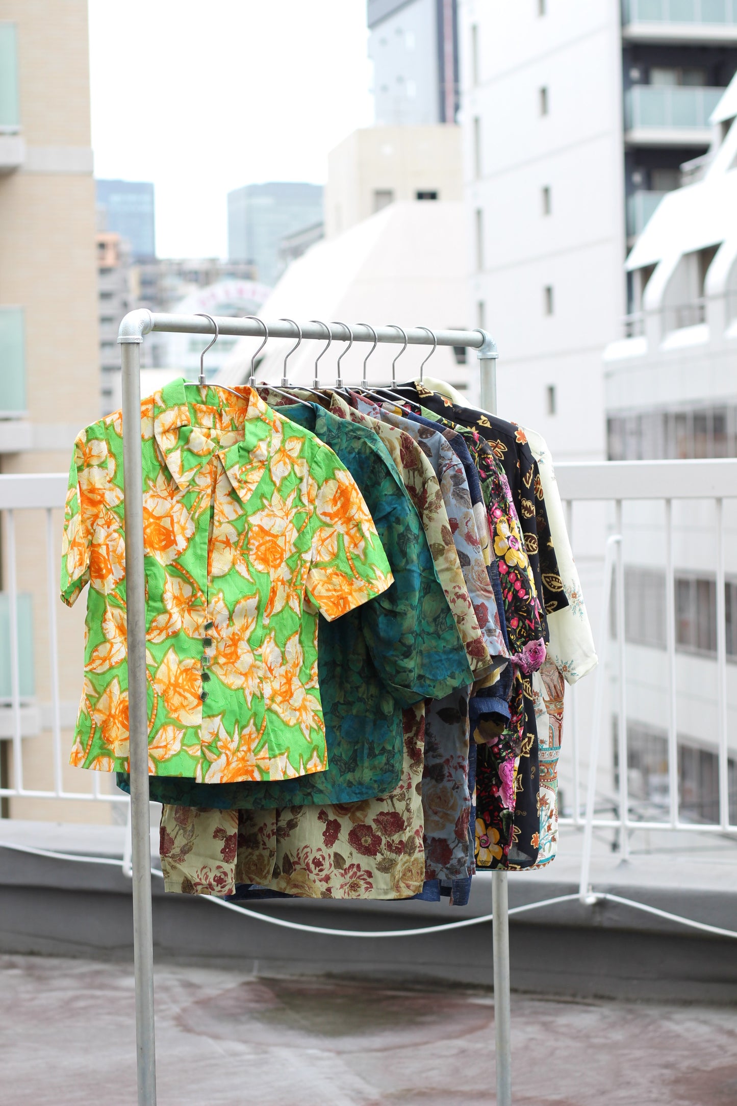 Vintage Flower Design Short Sleeve Blouse x10点