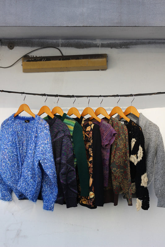 Ladies design knit cardigan x8点