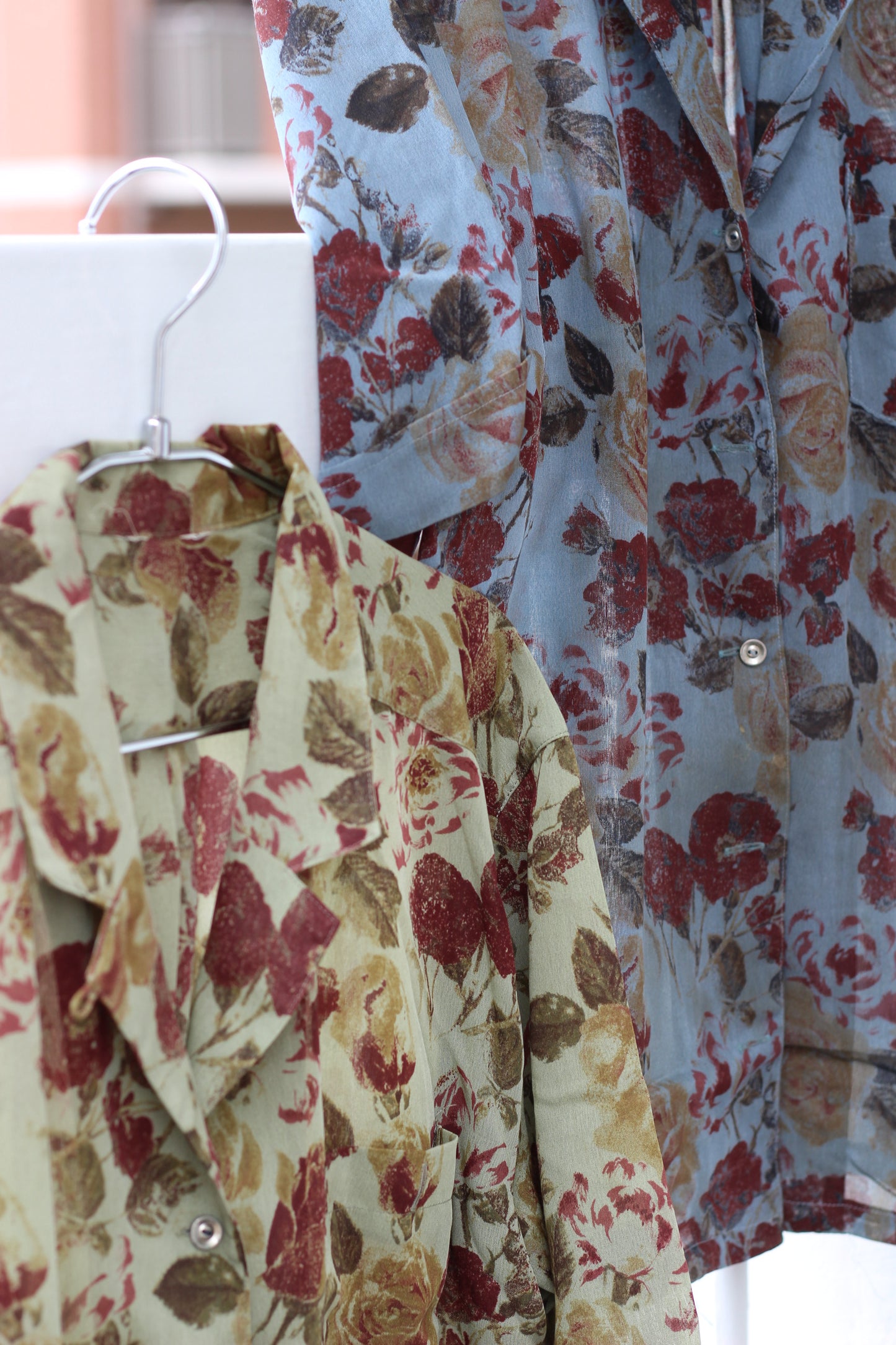 Vintage Flower Design Short Sleeve Blouse x10点
