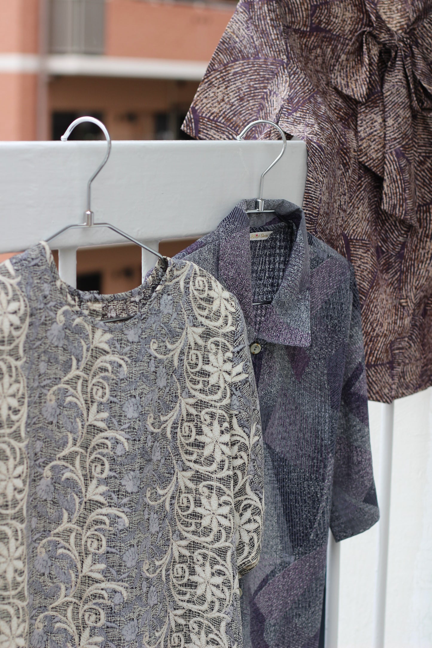 Vintage Design Pattern Short Sleeve Blouse x10点