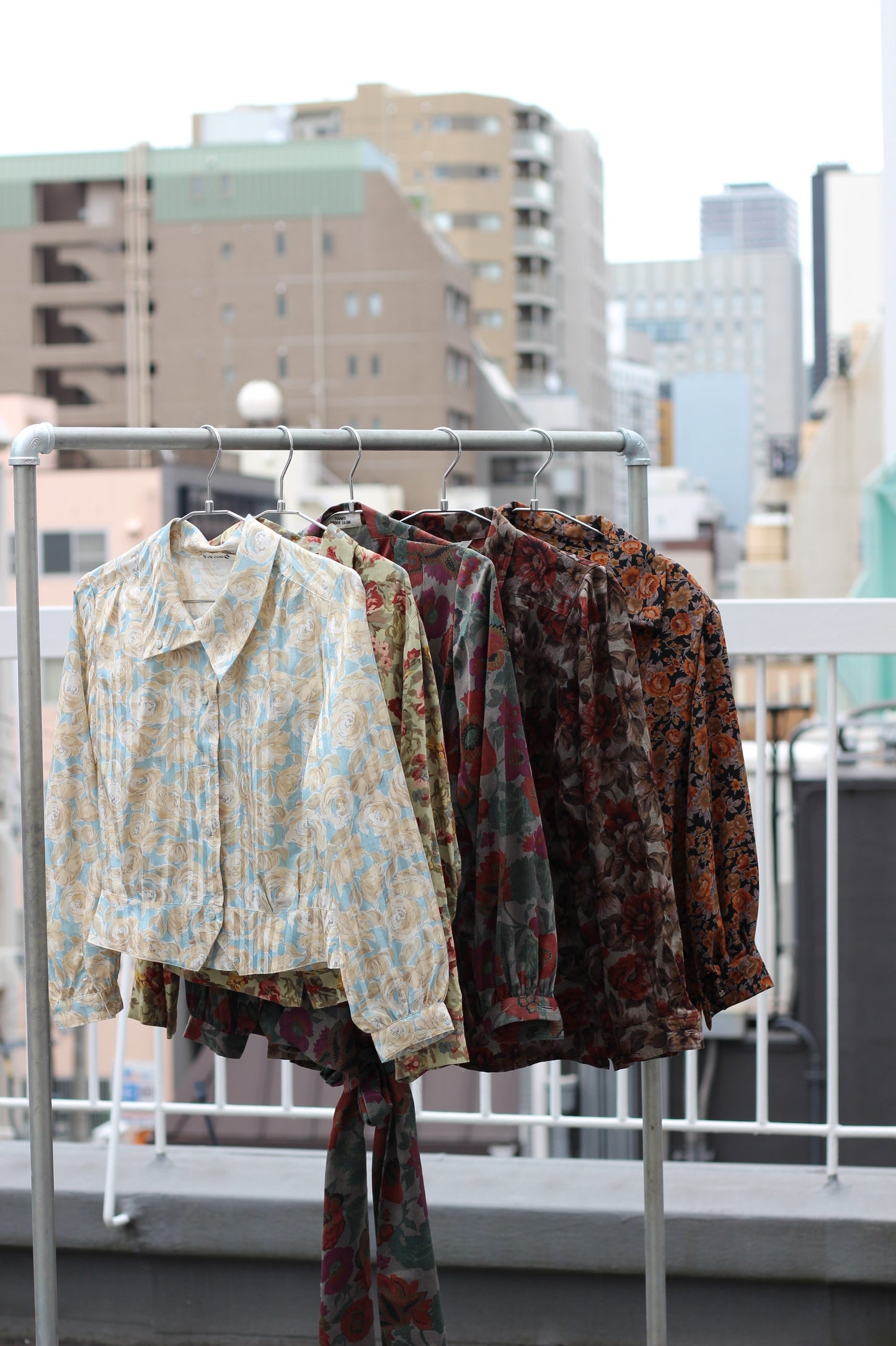 Vintage Flower Long Sleeve Blouse x9点