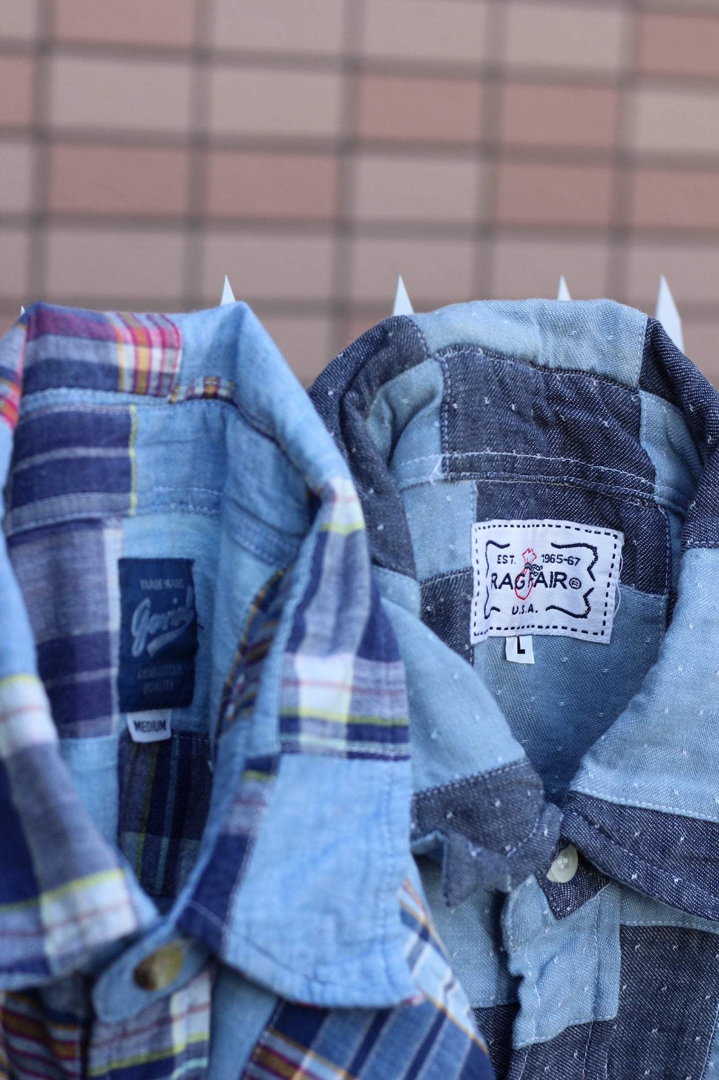 Men's Checked Short Sleeve Shirt x4点