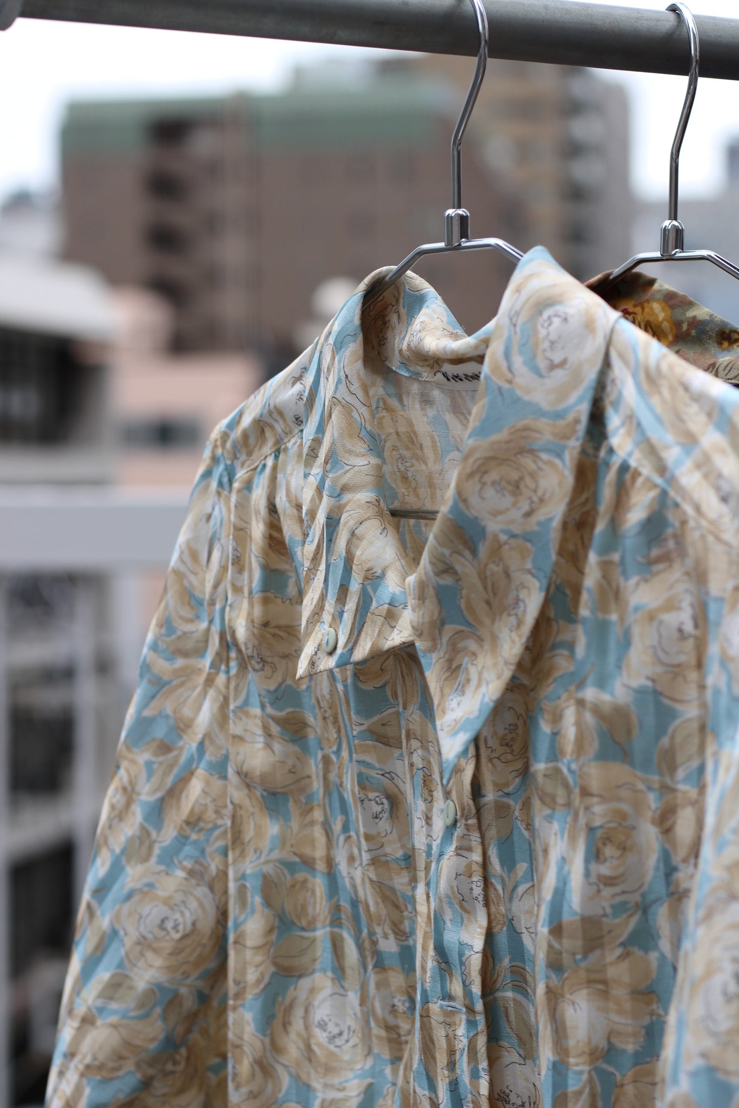 Vintage Flower Long Sleeve Blouse x9点