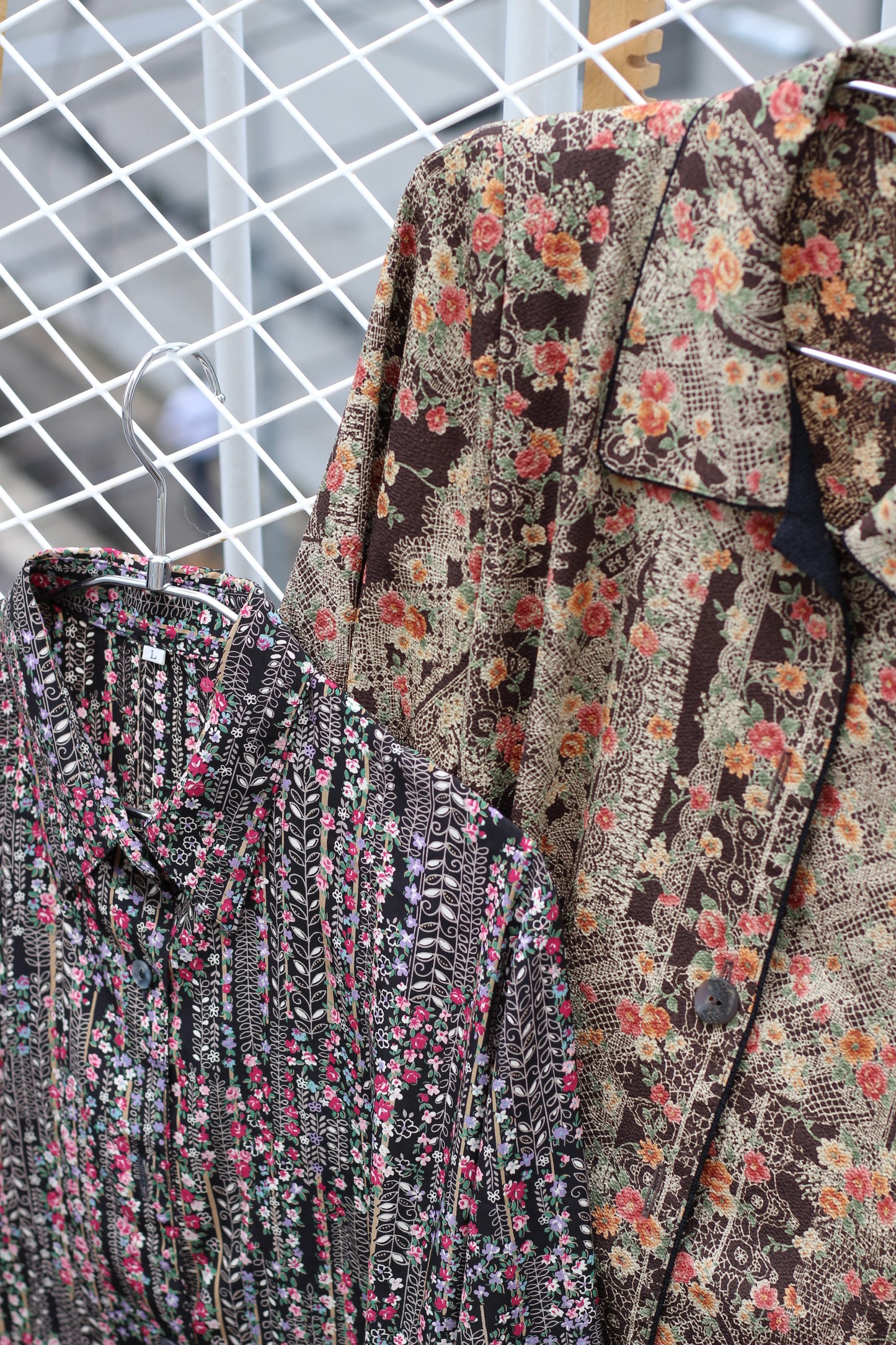 Vintage Flower Long Sleeve Blouse x9点