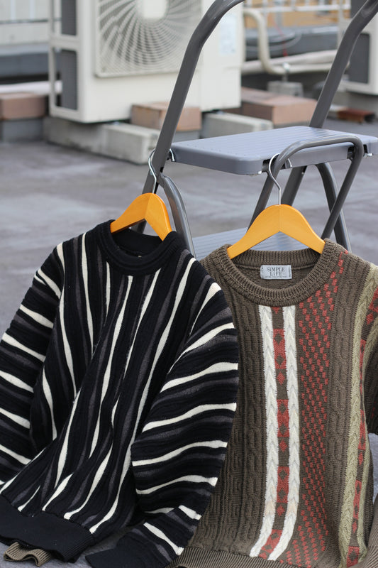 Men's 3D Design Knitwear x2点