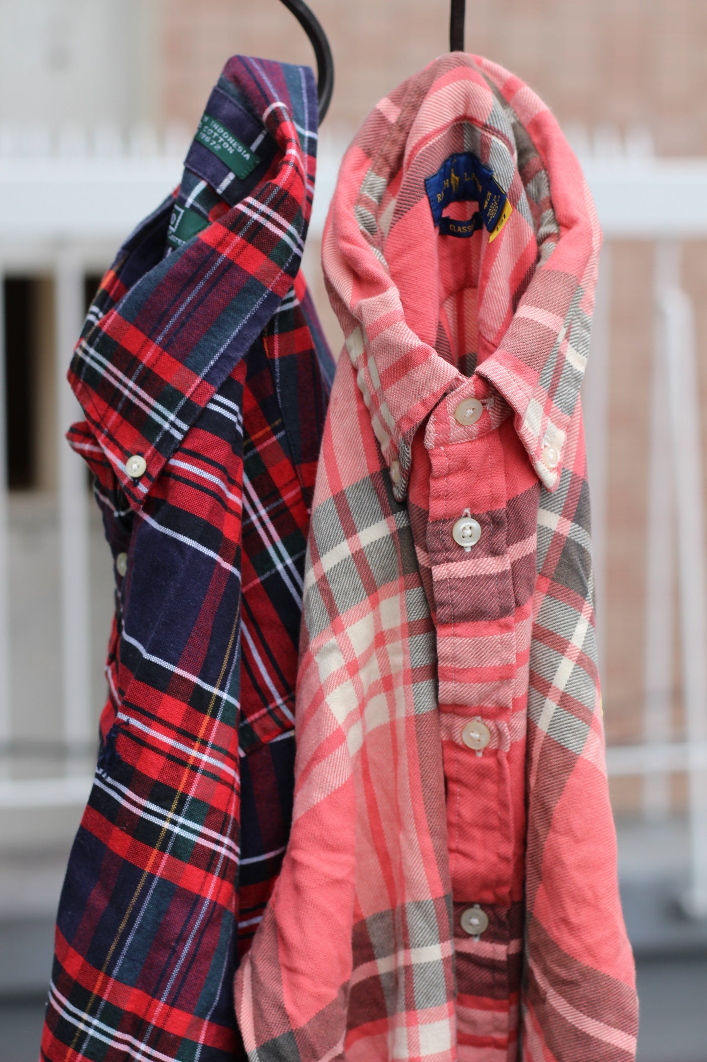Ralph Lauren Stripe & Check Long Sleeve Shirt x4点