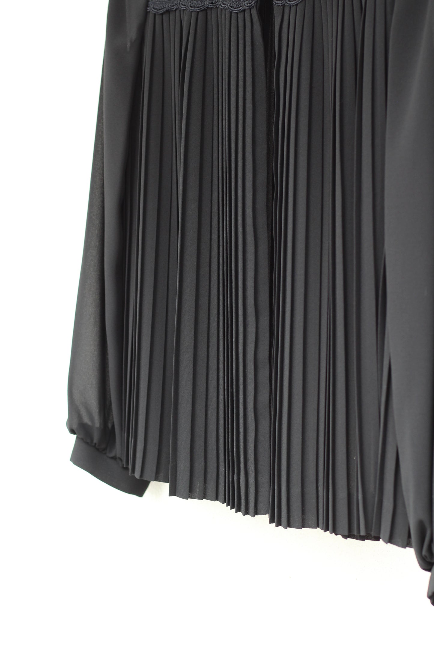 Vintage Black Designer Long Sleeve Blouse x10点