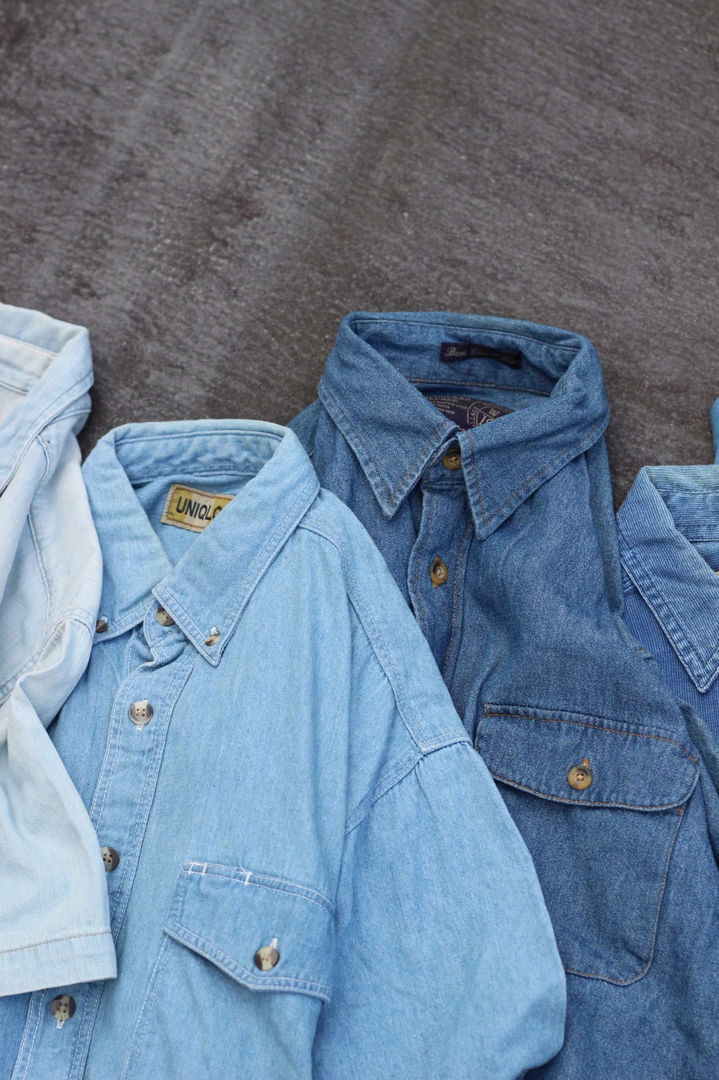 Men's Denim Short Sleeve Shirt x8点