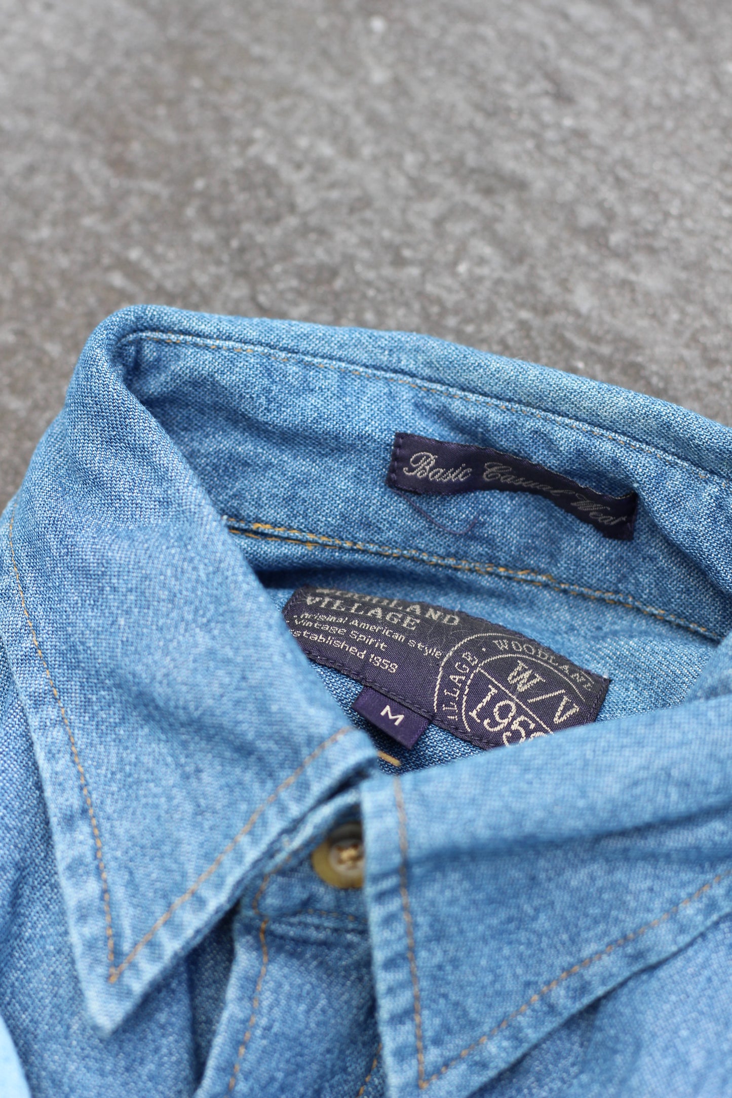 Men's Denim Short Sleeve Shirt x8点