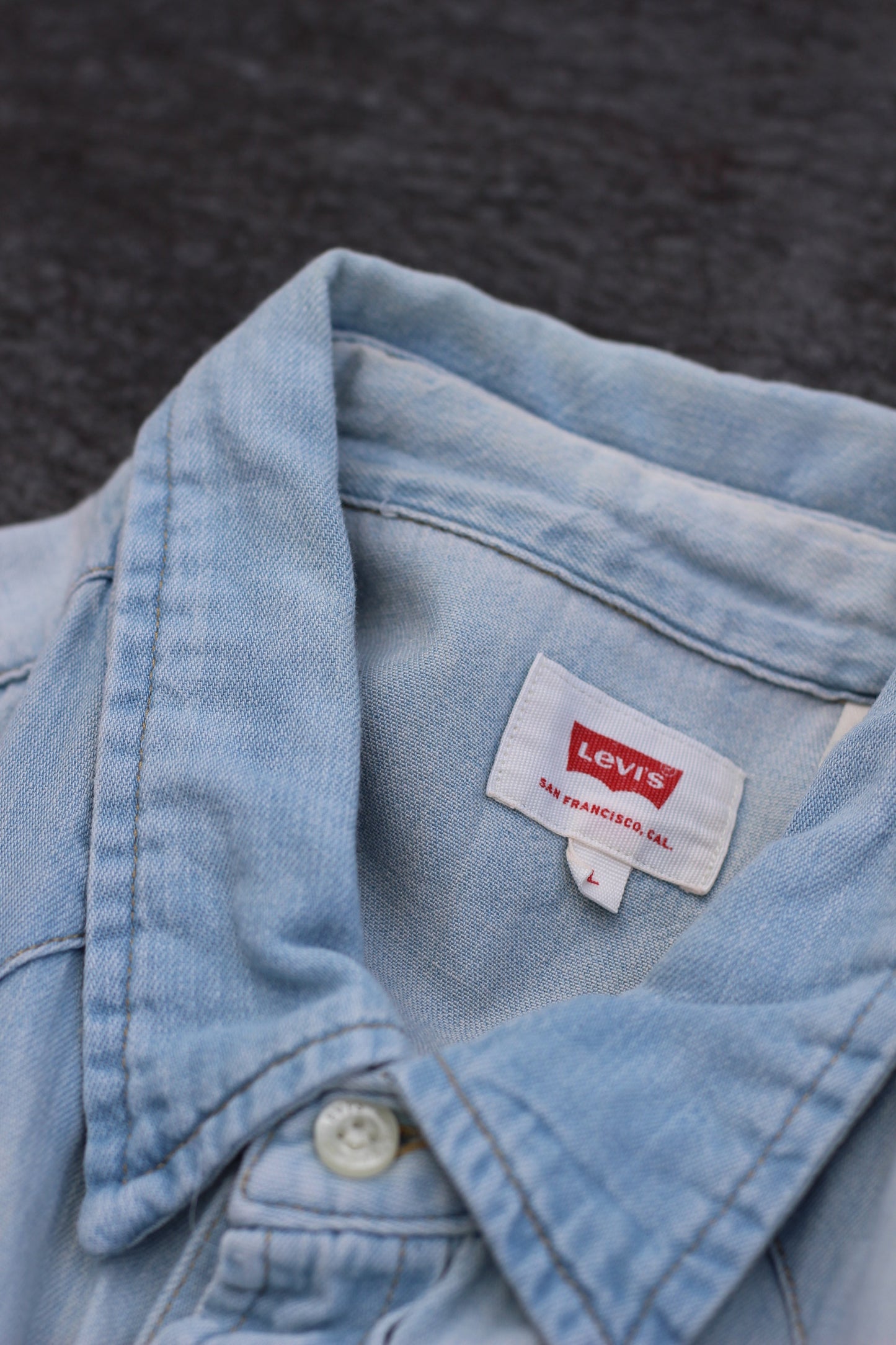 Men's Denim Short Sleeve Shirt x8点