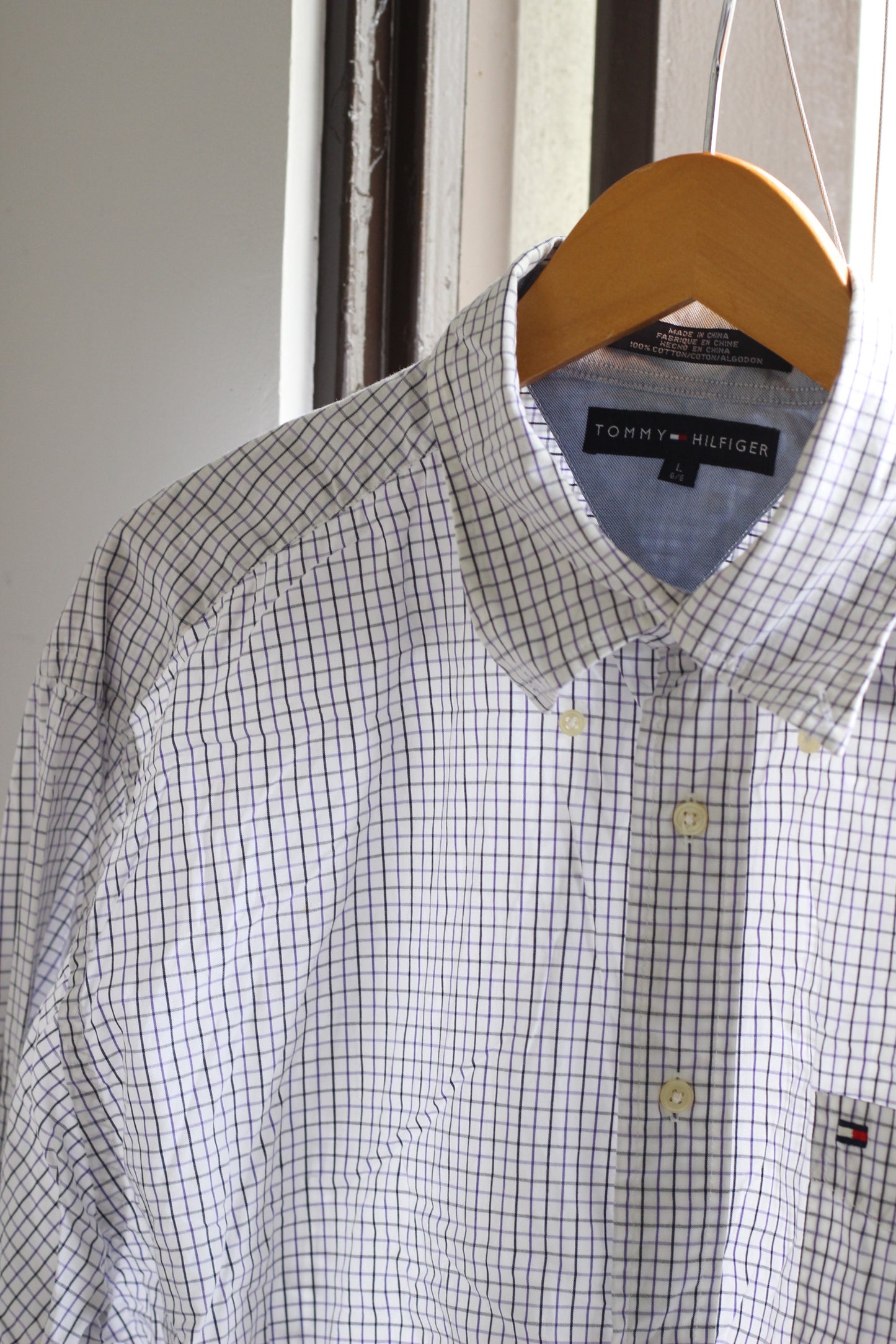 80's 90's Tommy Hilfiger Gingham Check Long Sleeve Shirt x4点