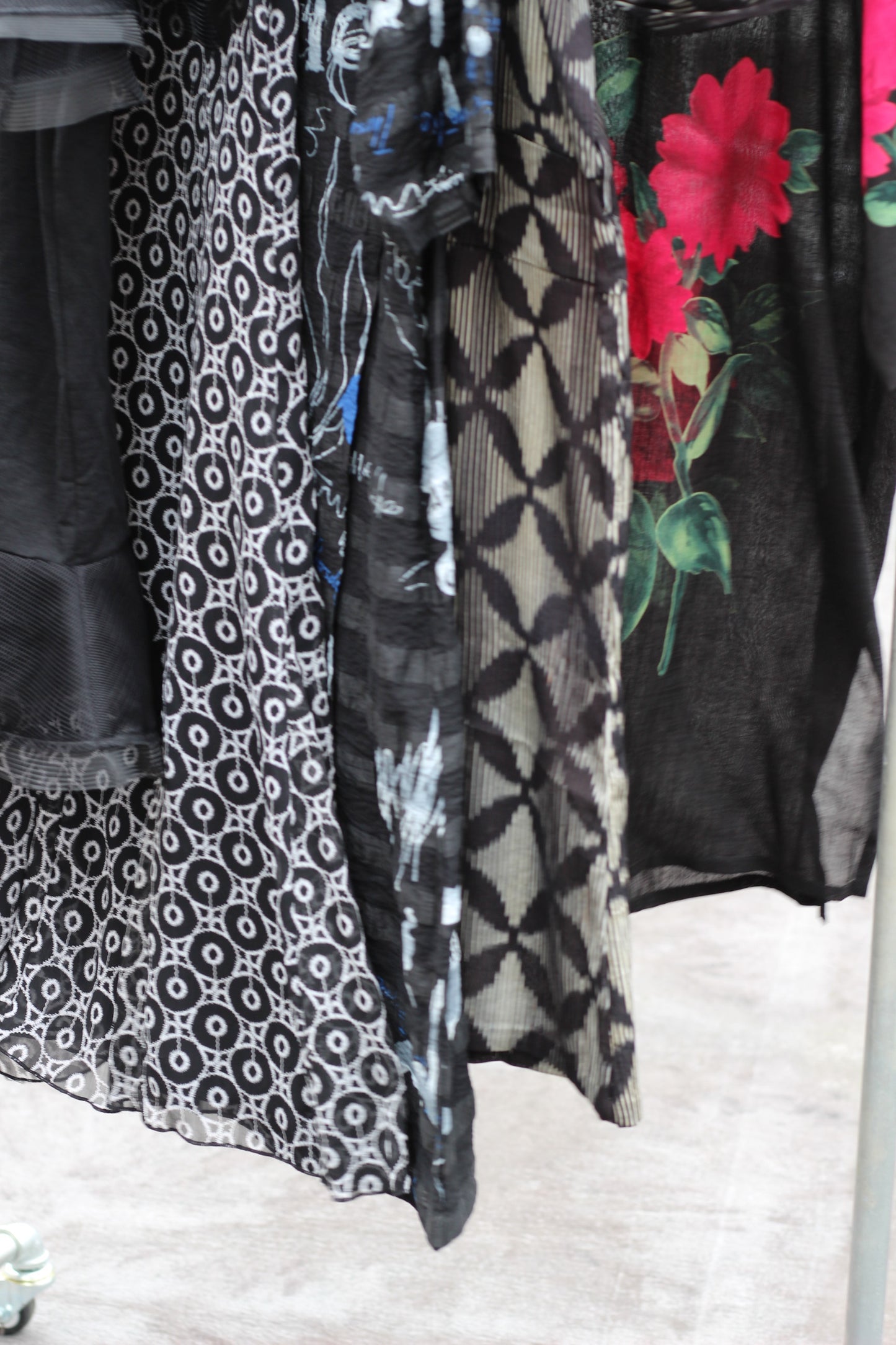Vintage Black Design Short Sleeve One-Piece x10点