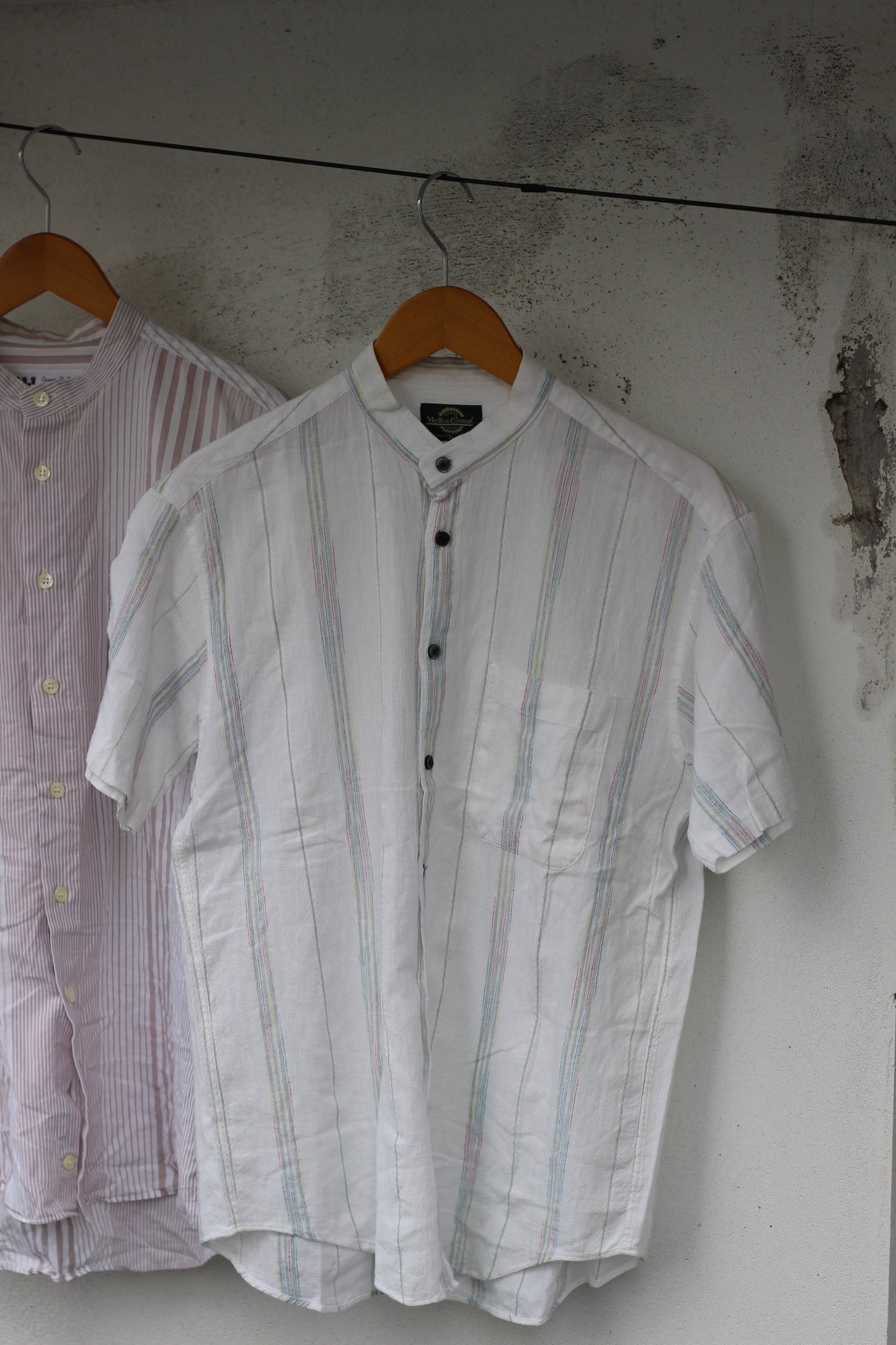 Men's Stand Collar Short Sleeve Shirt x12点