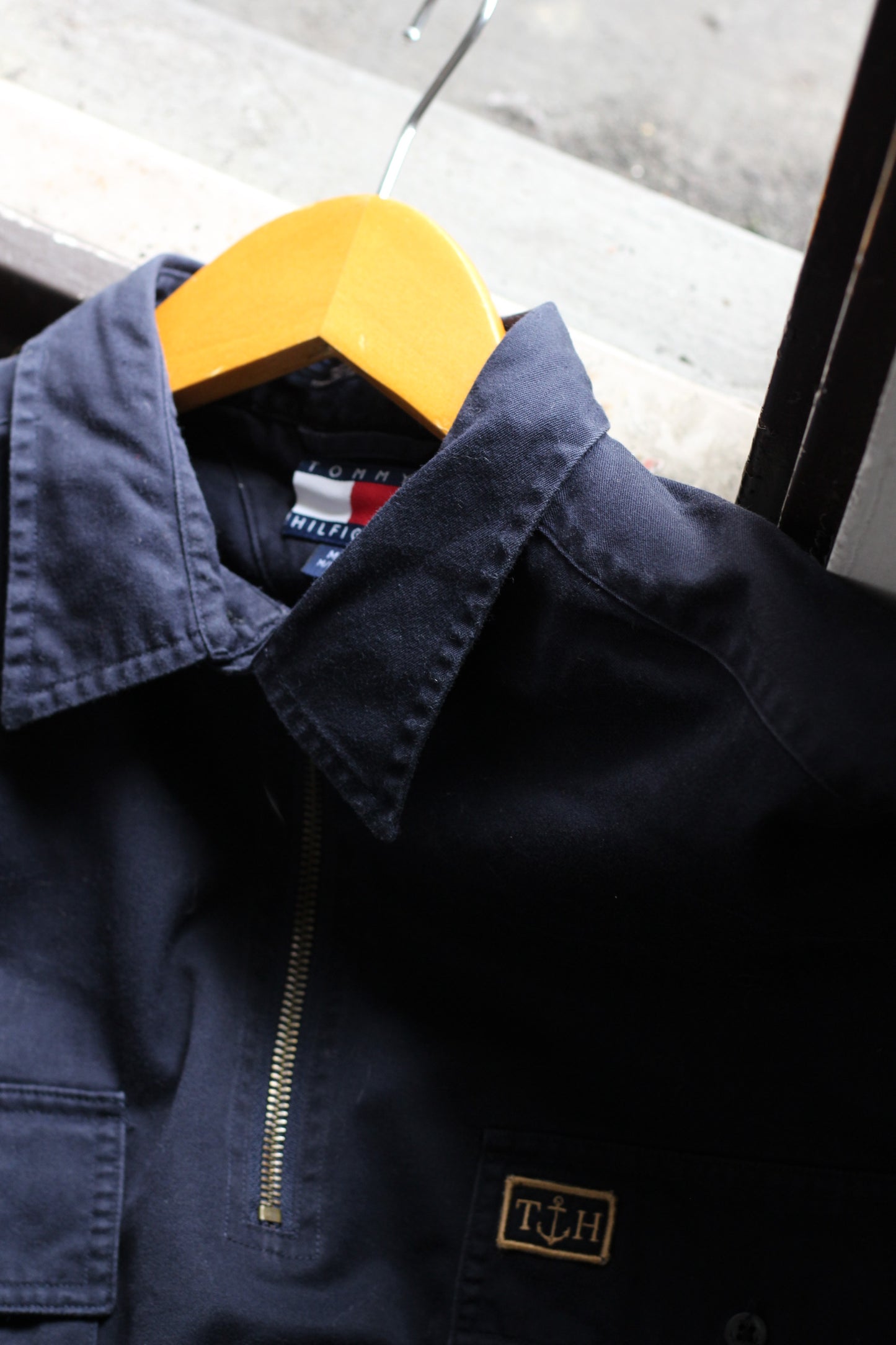 80's 90's Tommy Hilfiger Duck Fabric Long-Sleeved Shirt x2点