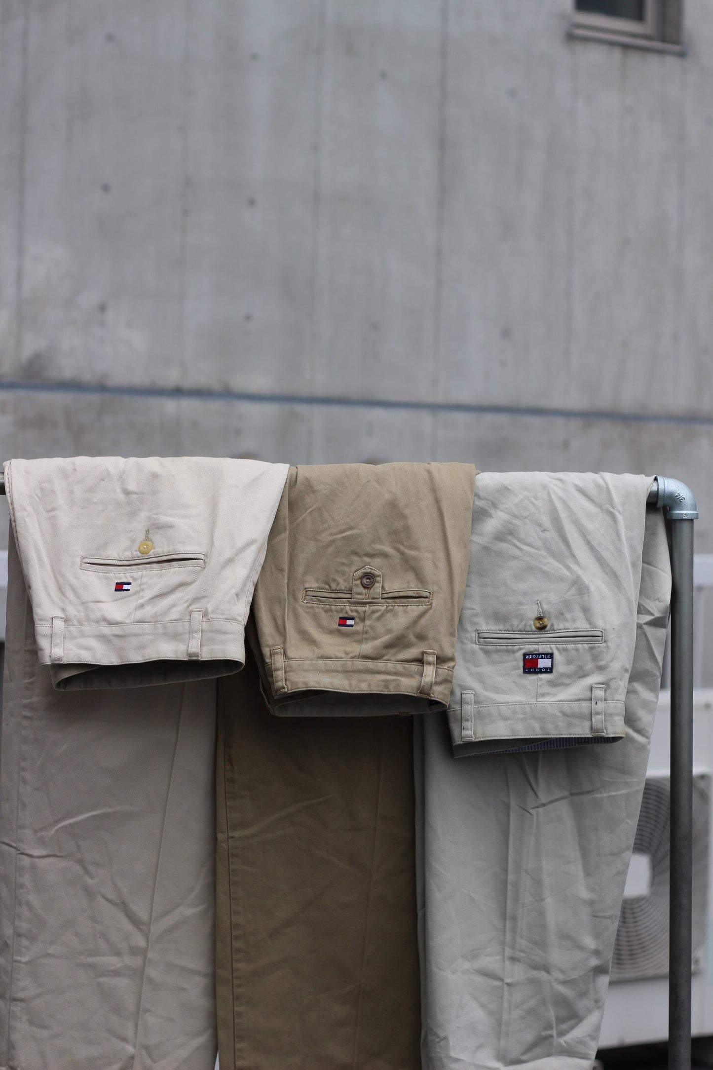 90's Tommy Hilfiger Beige wide Bottoms x4点