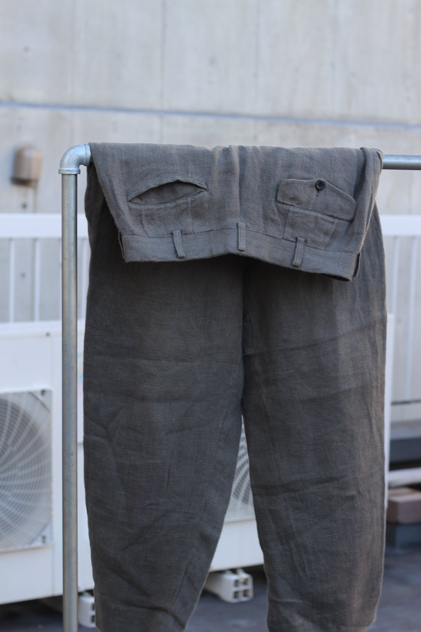 90's Comme Des Garçons Homme Linen & Wool Slacks x2点