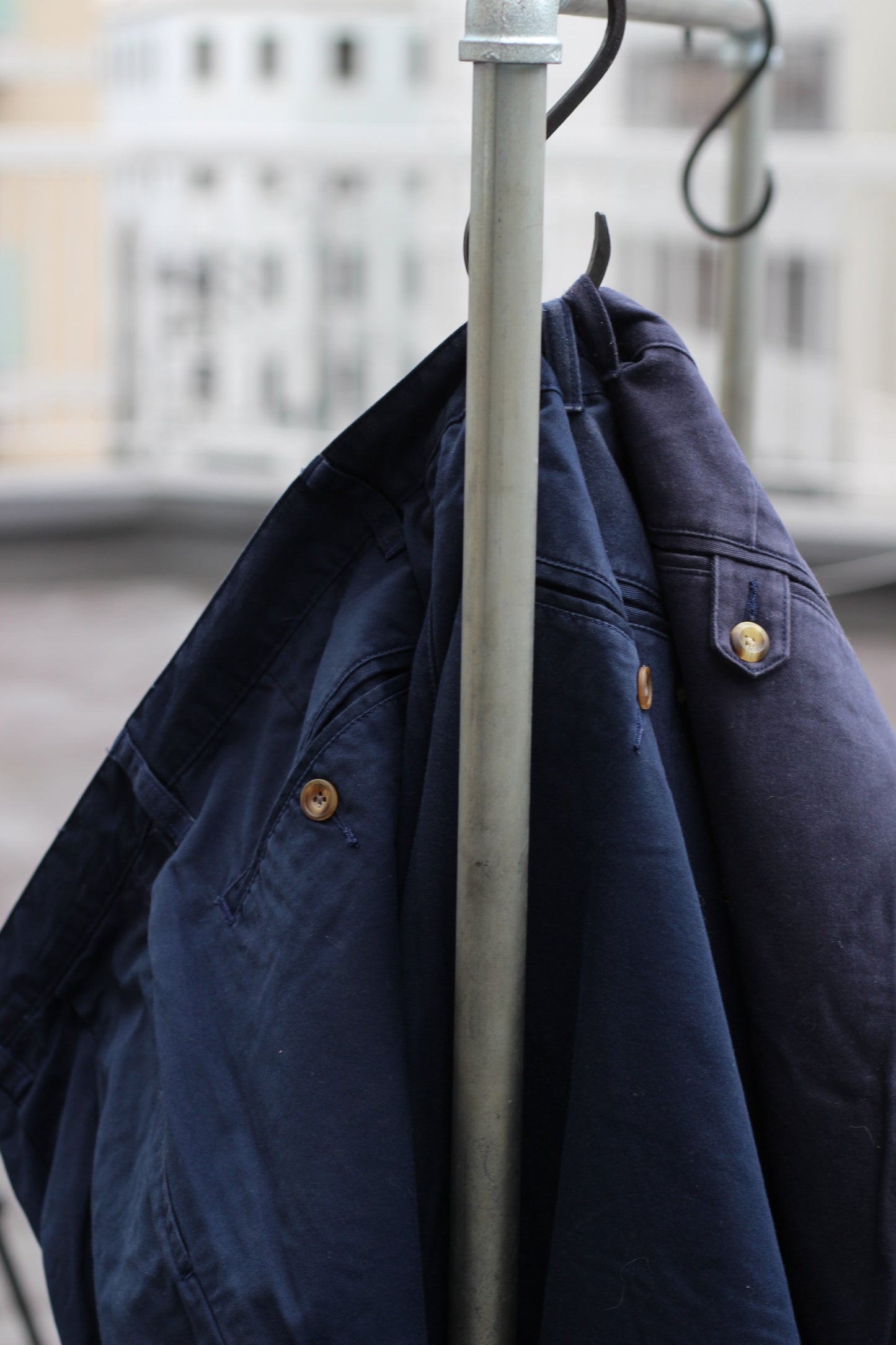 90's Tommy Hilfiger Navy wide Bottoms x4点