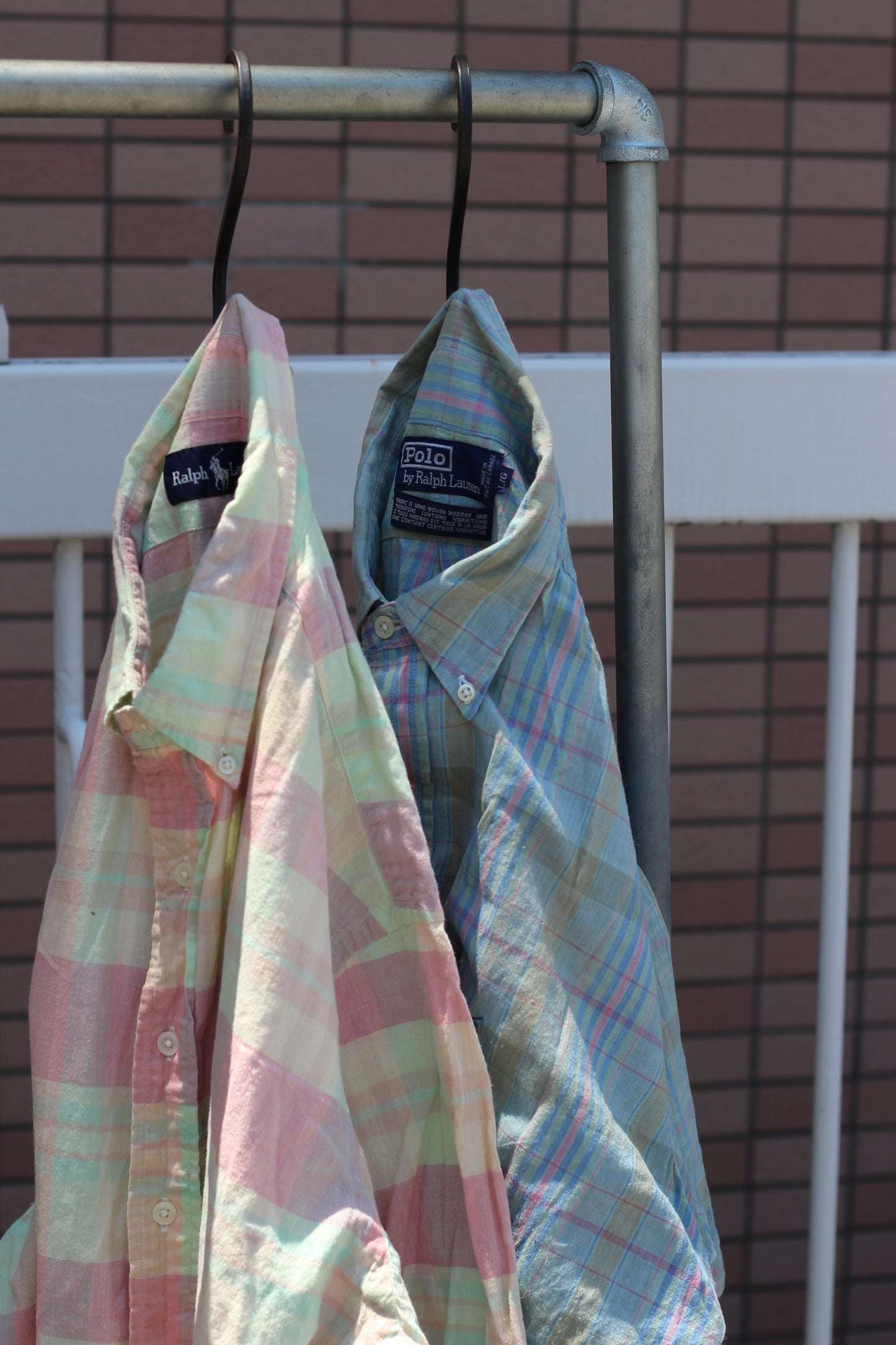 90-00's Polo Ralph Lauren Check Short Sleeve Shirt x3点