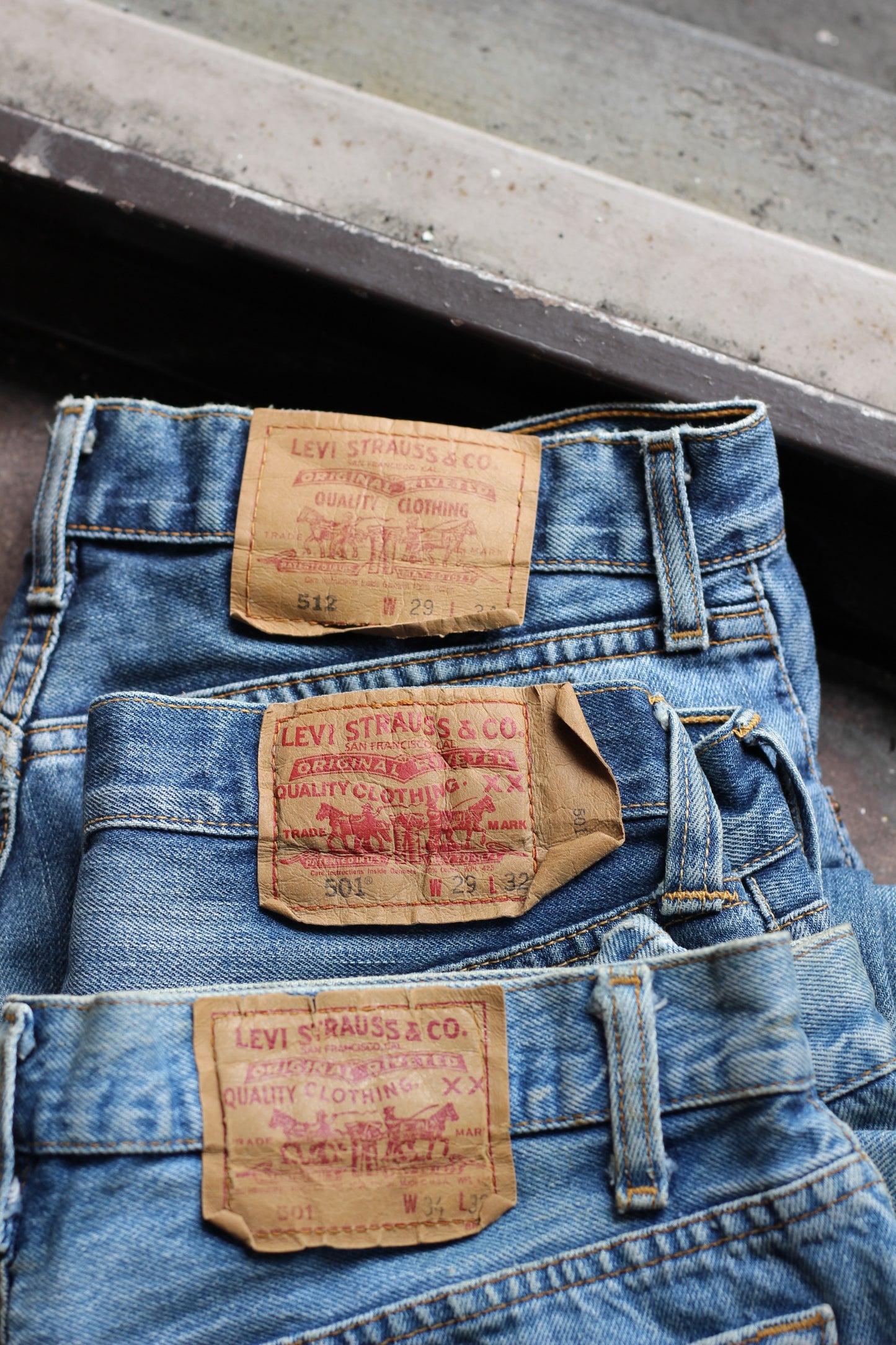 Made In Usa Mix Levi's Denim Pants x5点