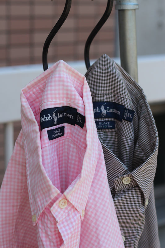 90's Ralph Lauren BLAKE Check Long Sleeve Shirt x2点