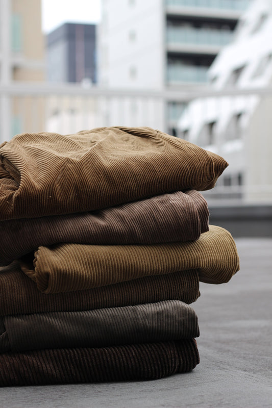 Men's Brown Wide Corduroy Bottoms x6点