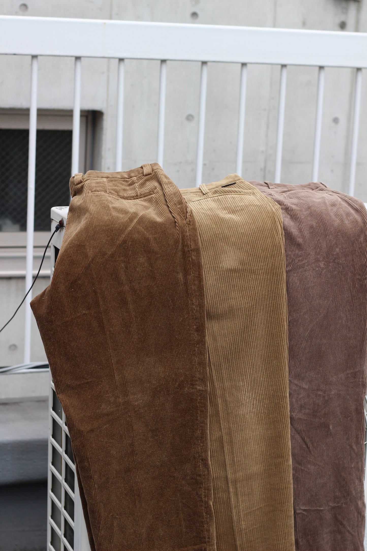 Men's Brown Wide Corduroy Bottoms x6点