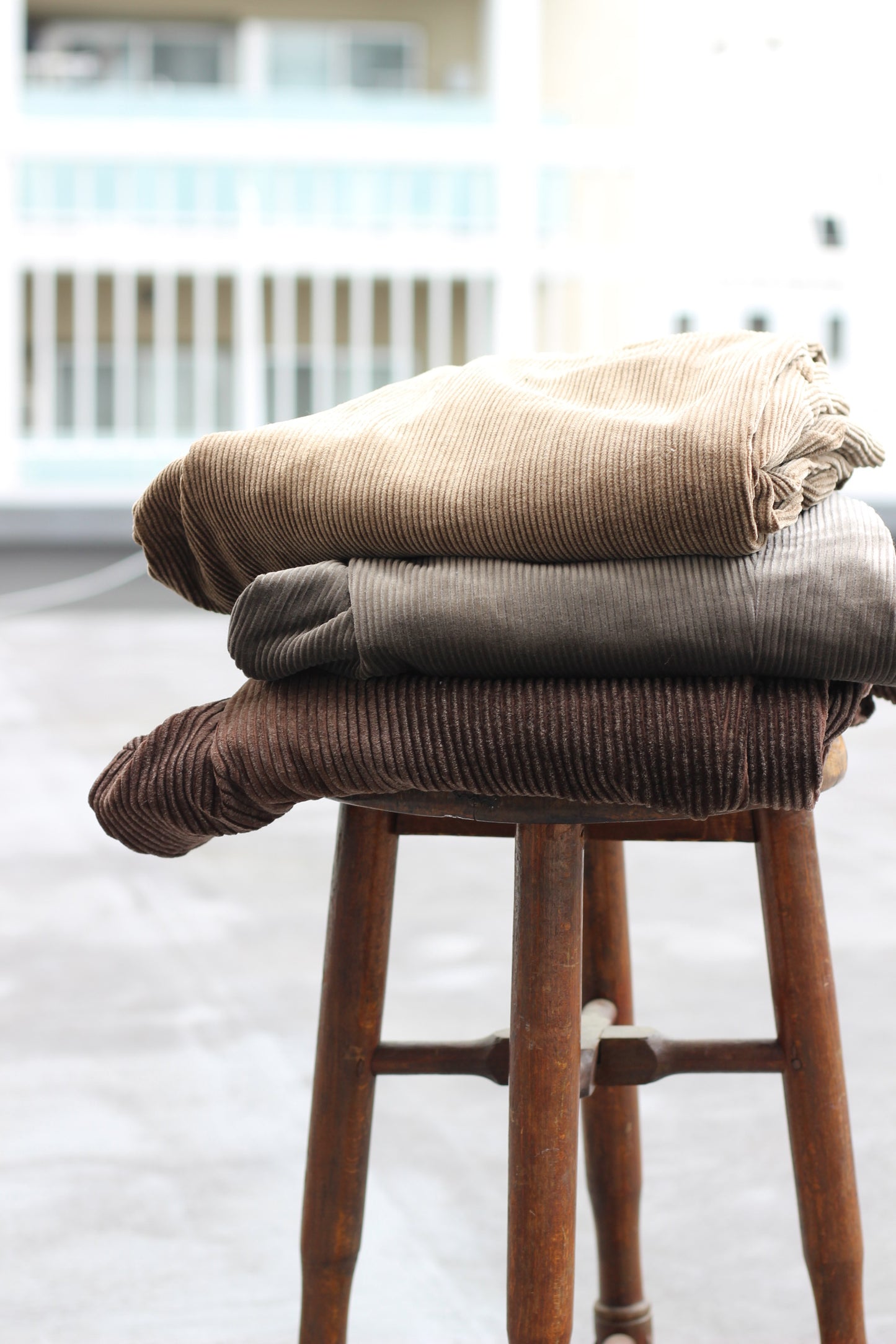 Men's Brown Wide Corduroy Bottoms x6点