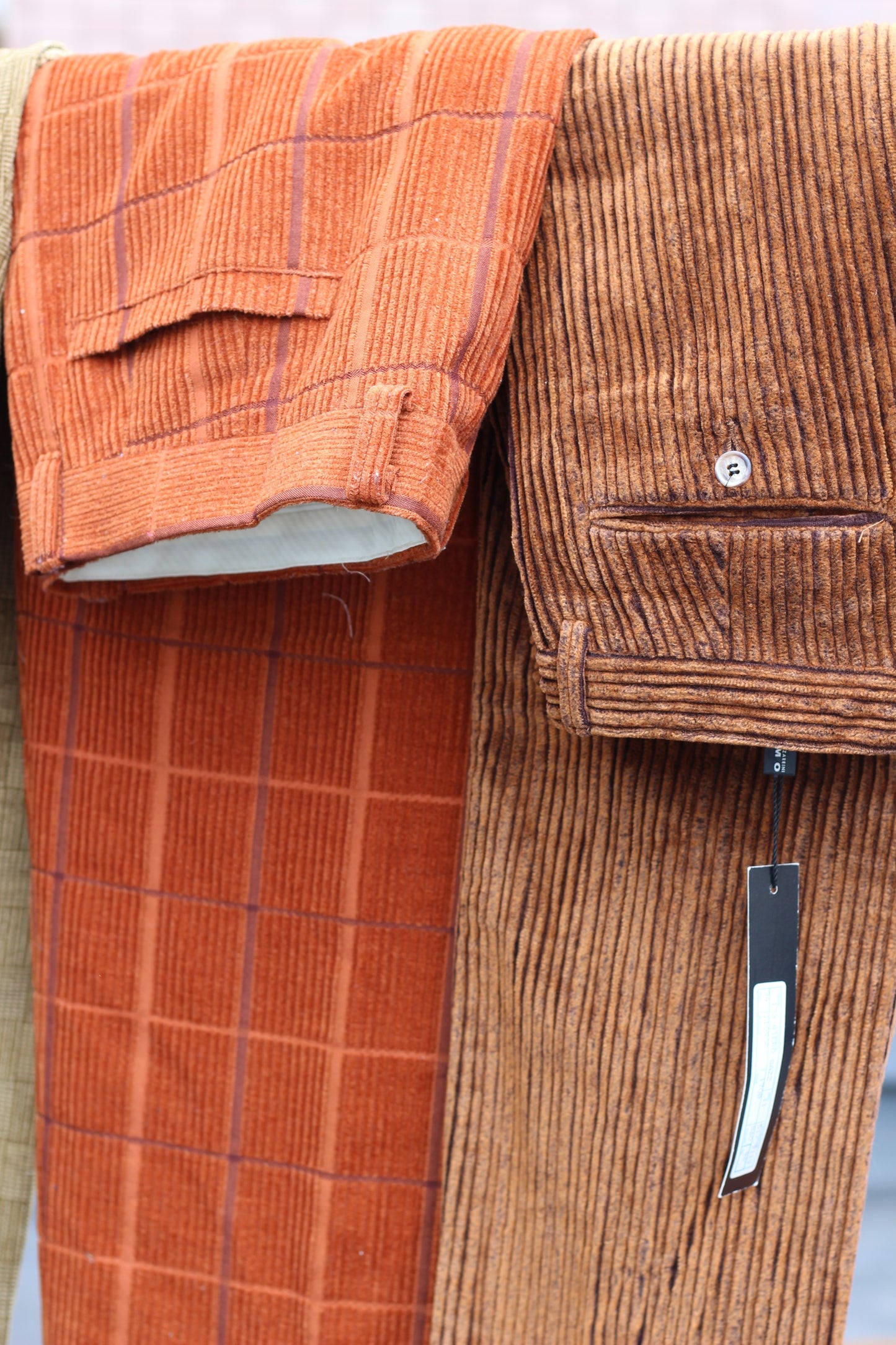 Men's Wide Design Corduroy Bottoms x4点