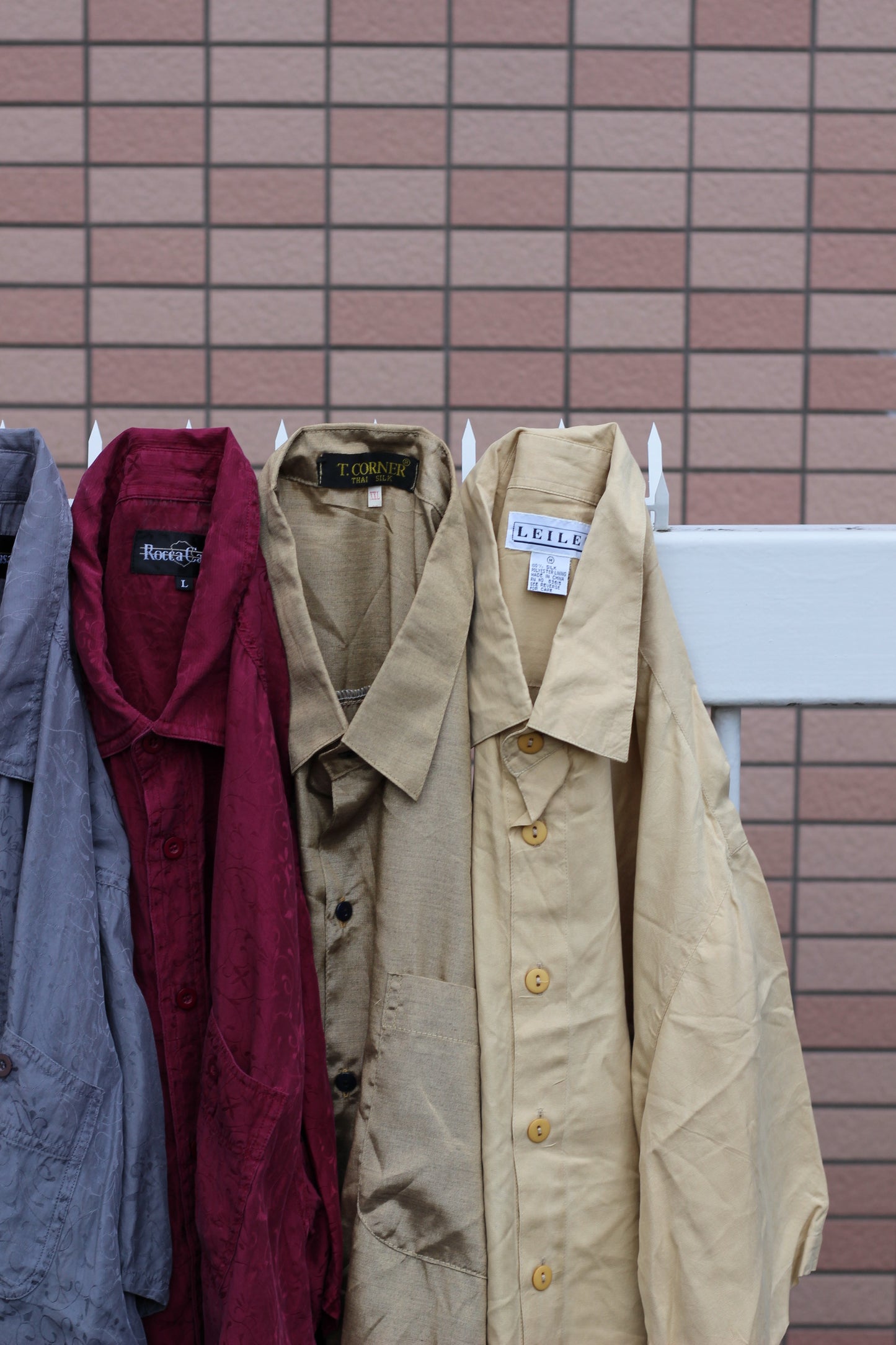 Men's Silk Short Sleeve Shirt x9点