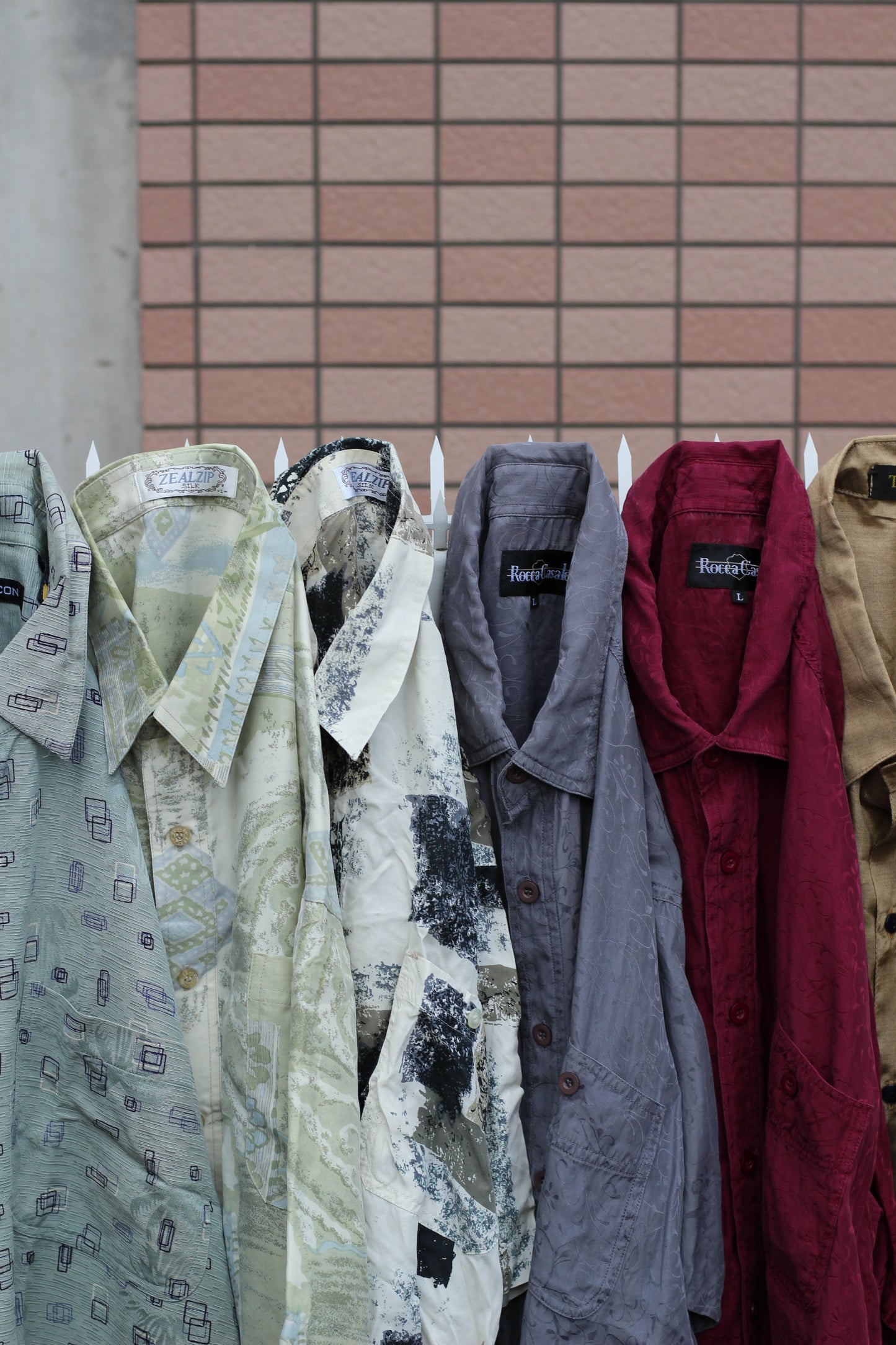 Men's Silk Short Sleeve Shirt x9点