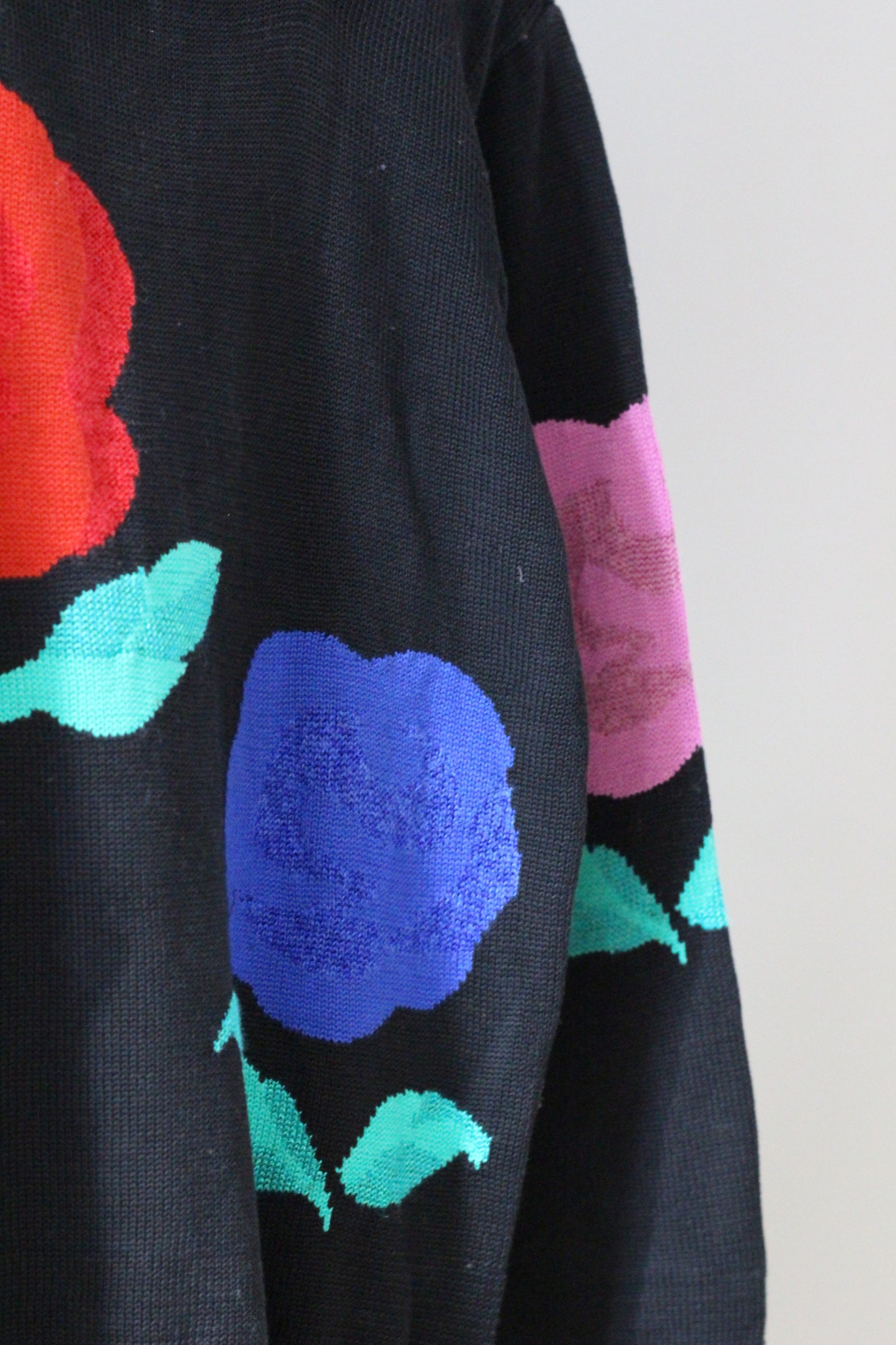 Vintage Flower Design Knit x3点