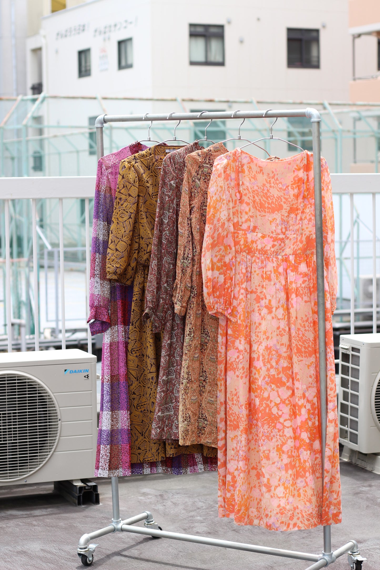 Vintage Design Long Sleeve One-Piece x10点