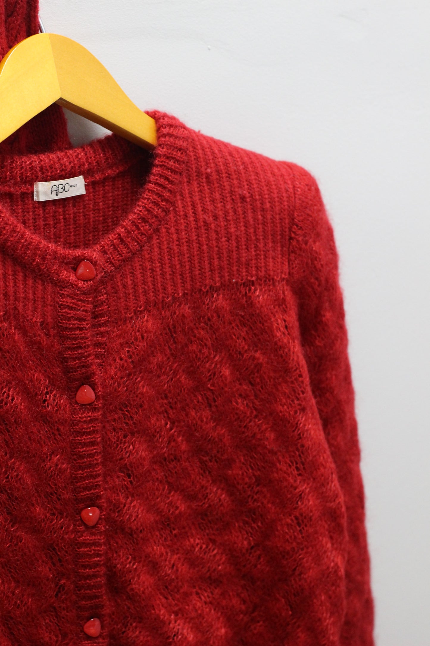 Vintage Red Knit & Cardigan x2点