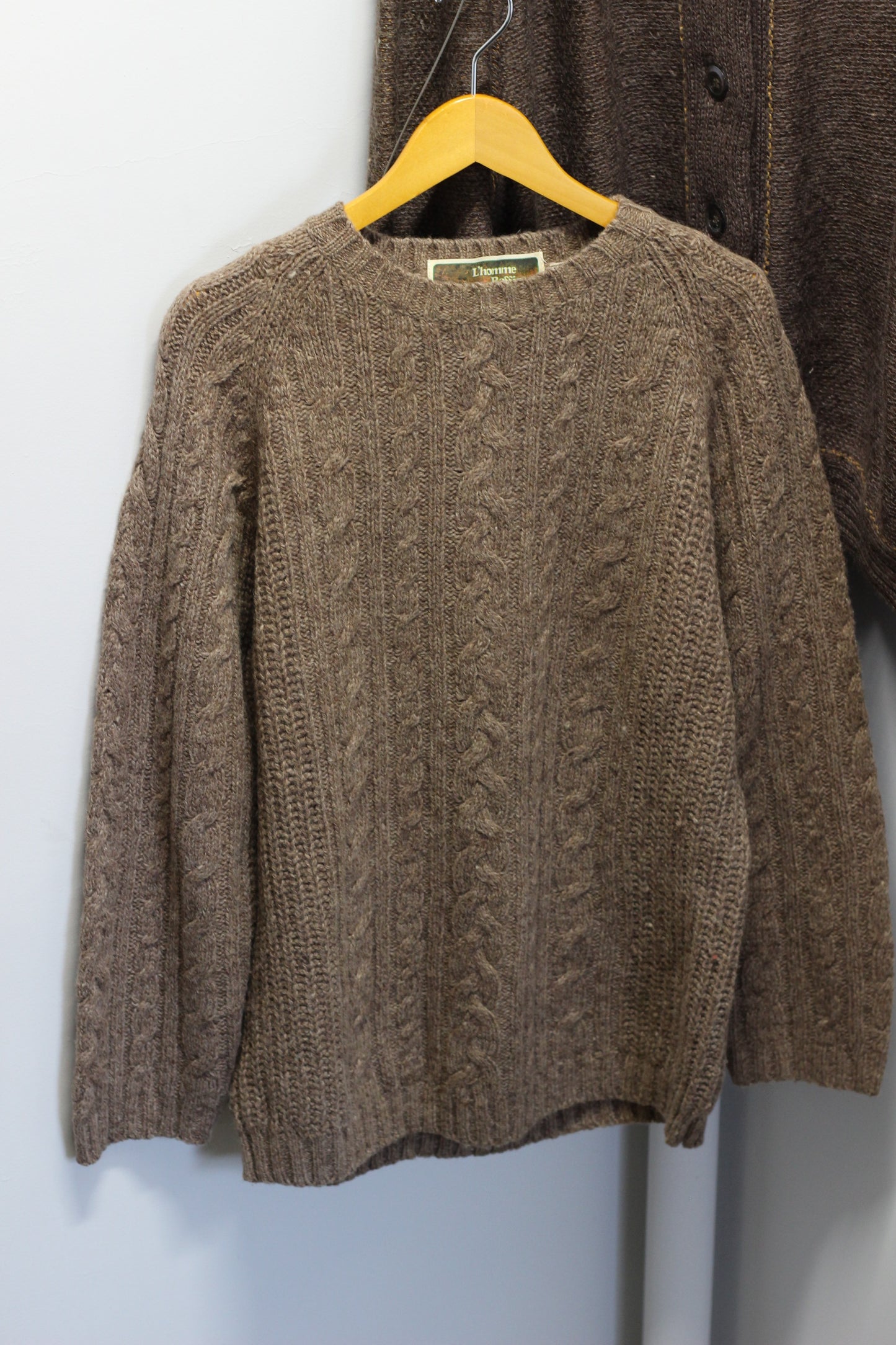 Vintage Brown Knit & Cardigan x2点