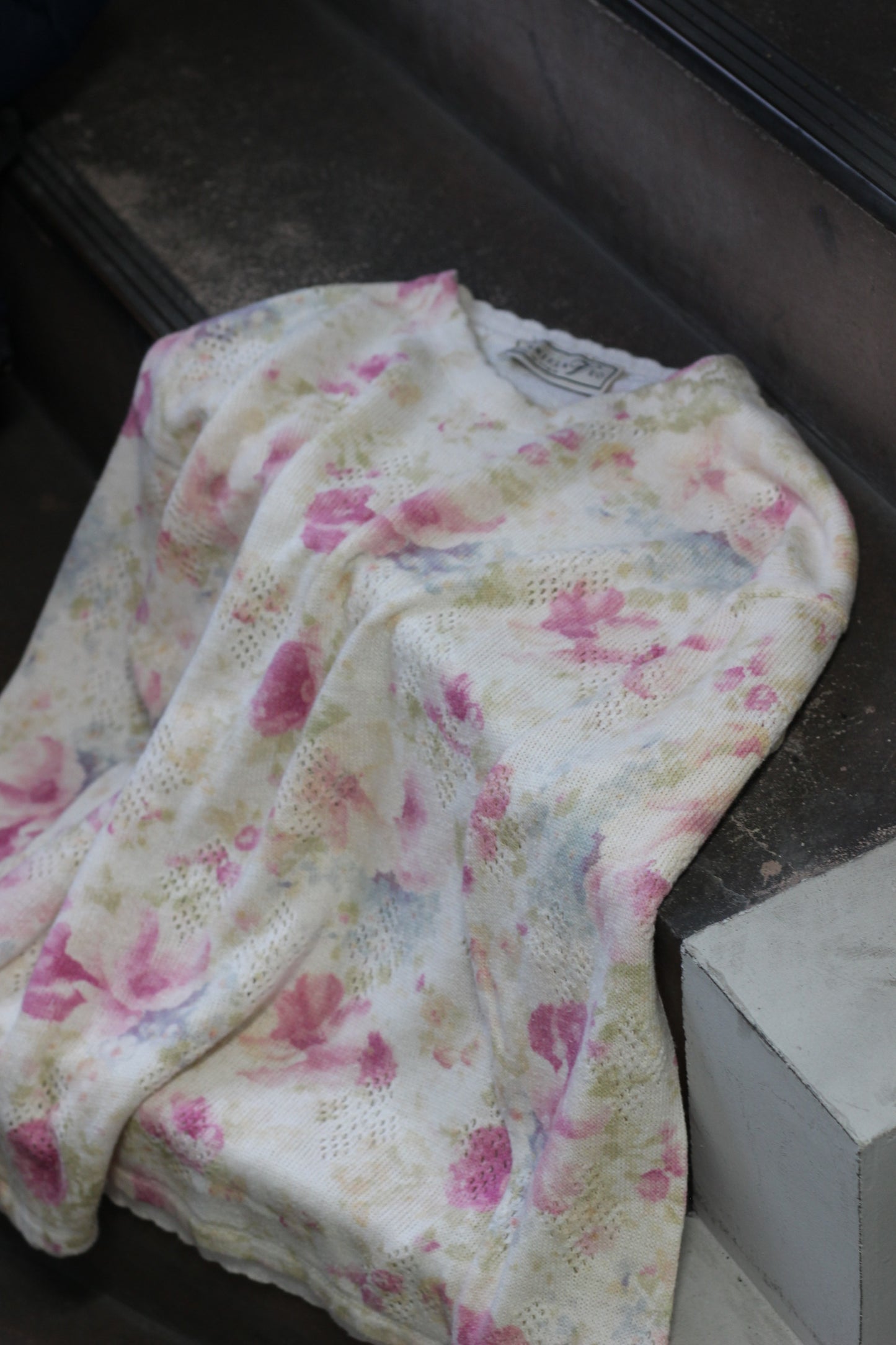 Vintage Floral Pattern Knit x2点