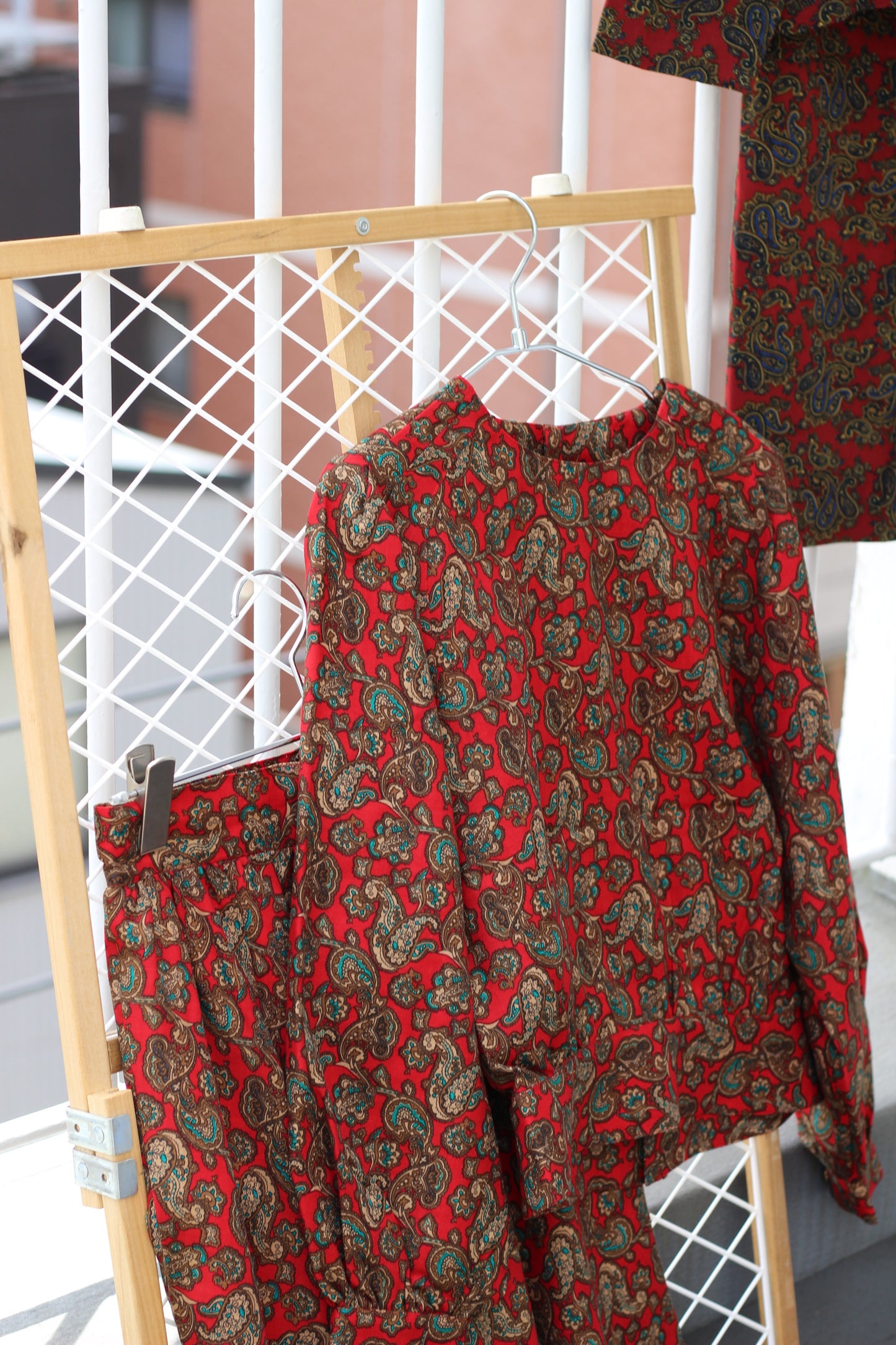 Vintage Paisley Long Sleeve Set up x3点