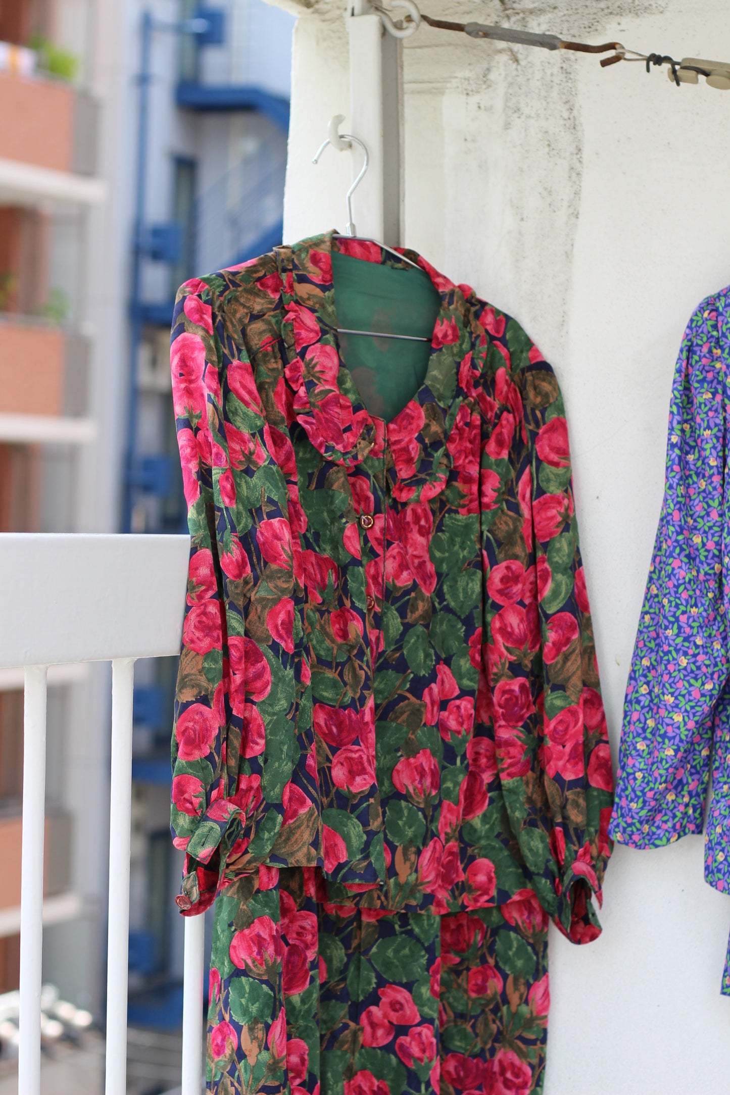Vintage Flower Long Sleeve Set up x3点