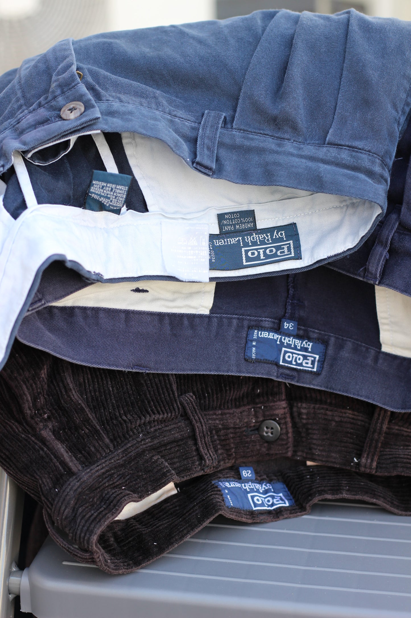 Ralph Lauren Chino Pants & Corduroy Bottoms x3点