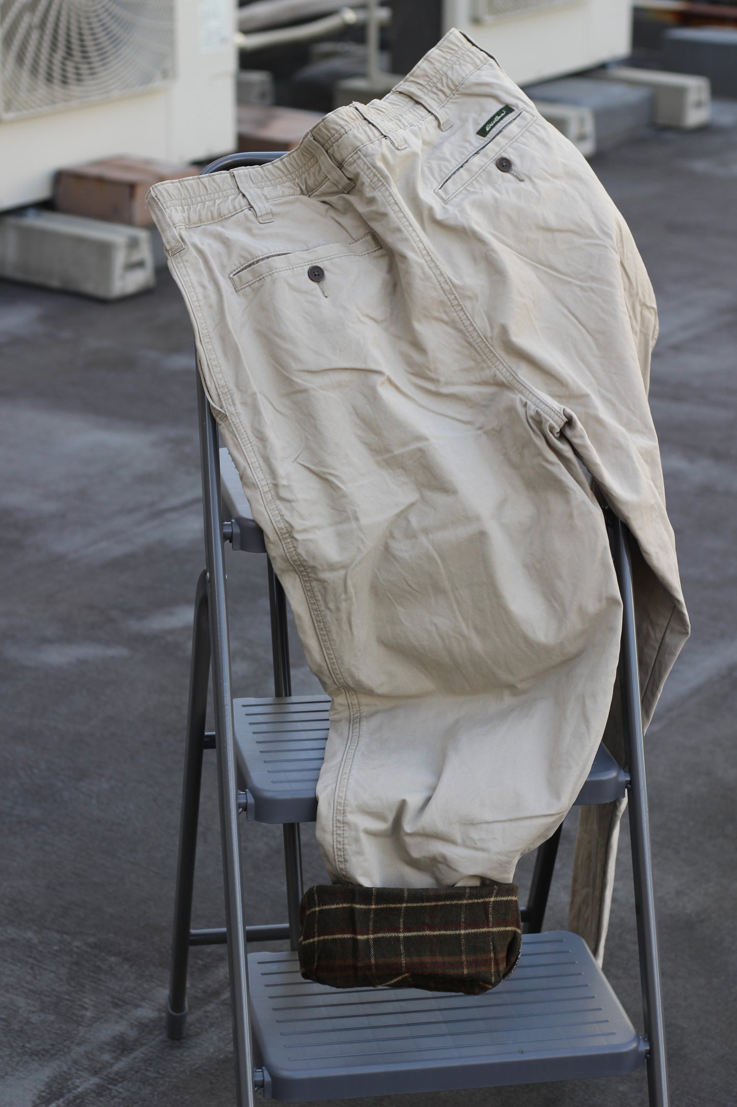 Eddie Bauer Check-Lined Wide Leg Bottoms x3点