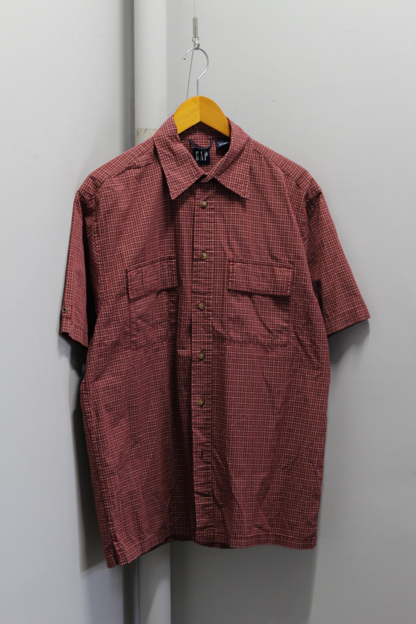 Old Gap Check Short Sleeve Shirt x6点