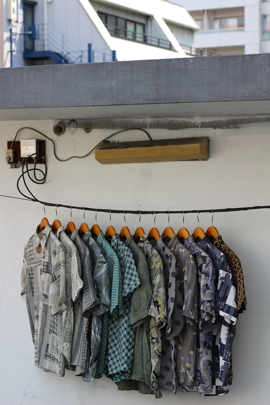 Men's Green Design Short Sleeve Shirt x13点