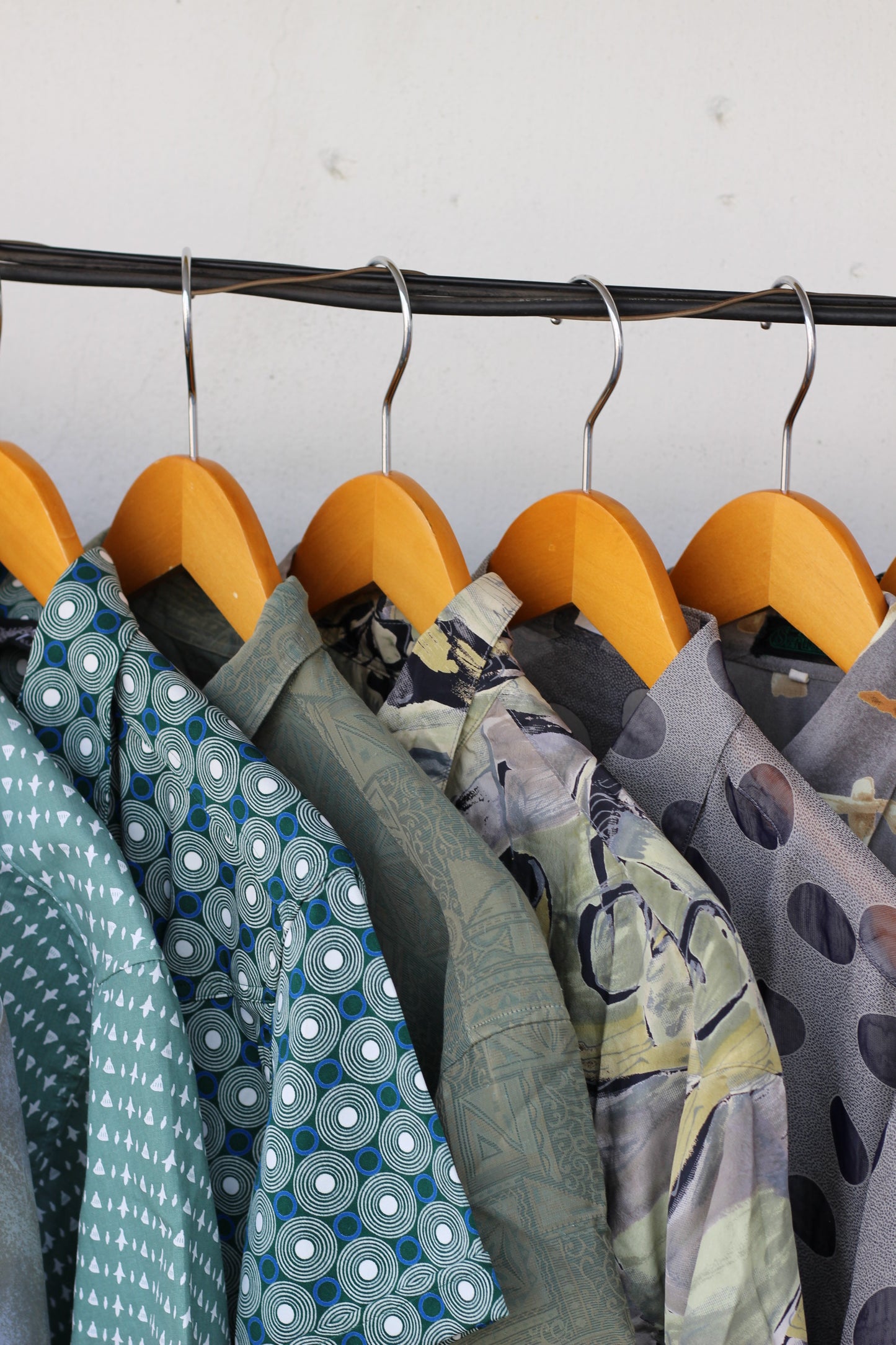 Men's Green Design Short Sleeve Shirt x13点