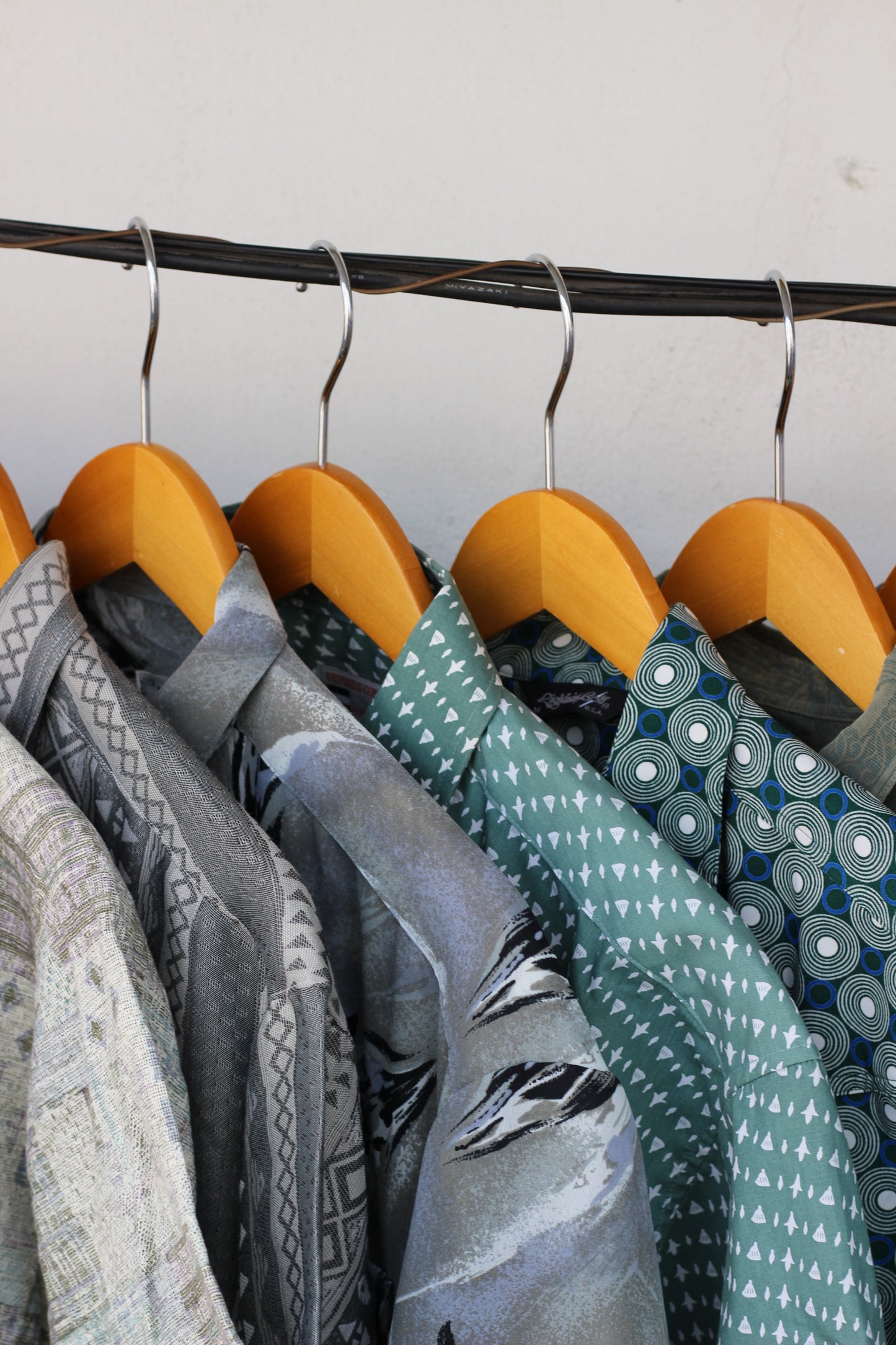 Men's Green Design Short Sleeve Shirt x13点