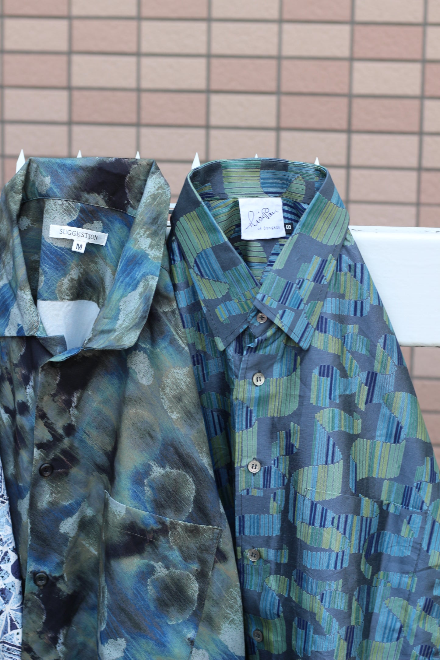 Men's Blue Design Short Sleeve Shirt x7点